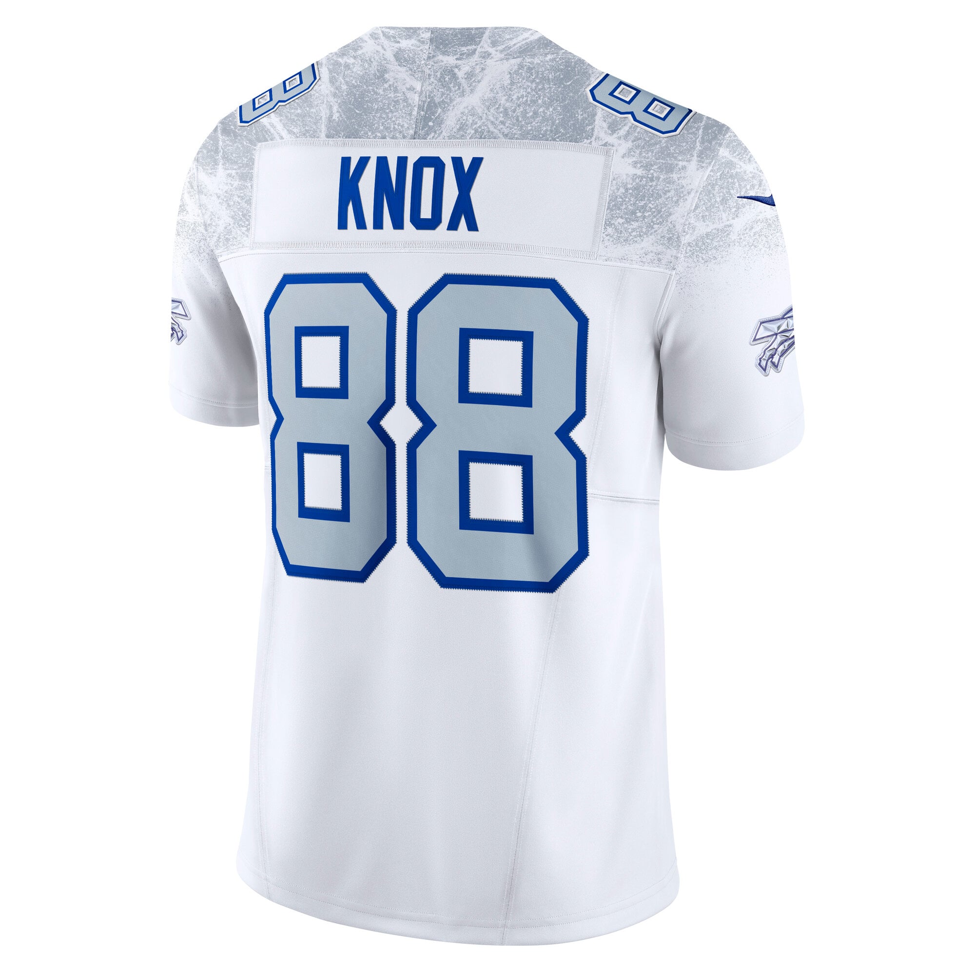 Men's Nike Dawson Knox White Buffalo Bills Rivalries Collection Stitched Limited Jersey