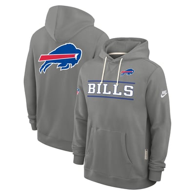 Buffalo Bills Nike Alternate Sideline Standard Issue Dri-FIT Hoodie - Gray