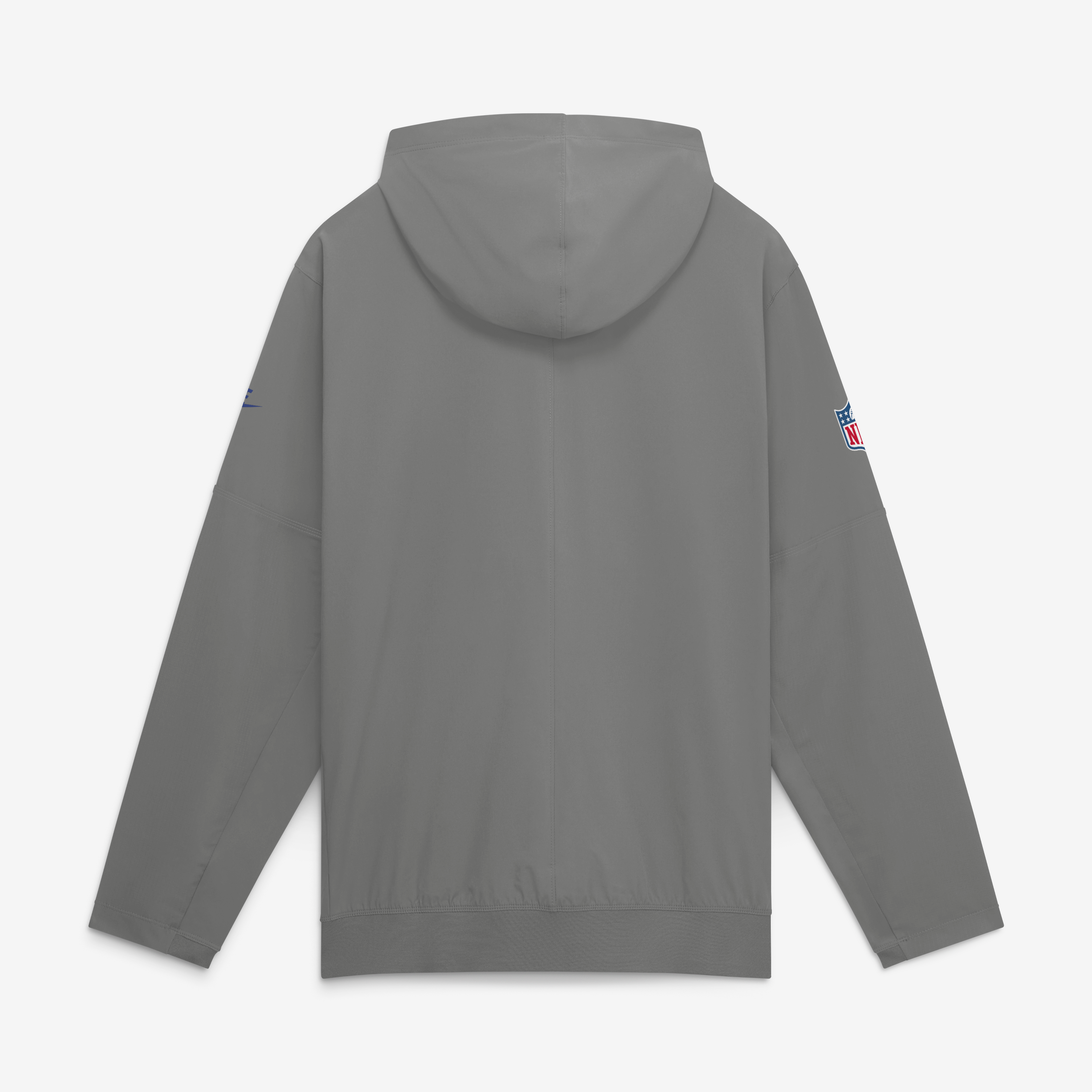 Men's Nike Gray Buffalo Bills Sideline Broken Rules Alternate Anorak Half-Zip Hooded Jacket