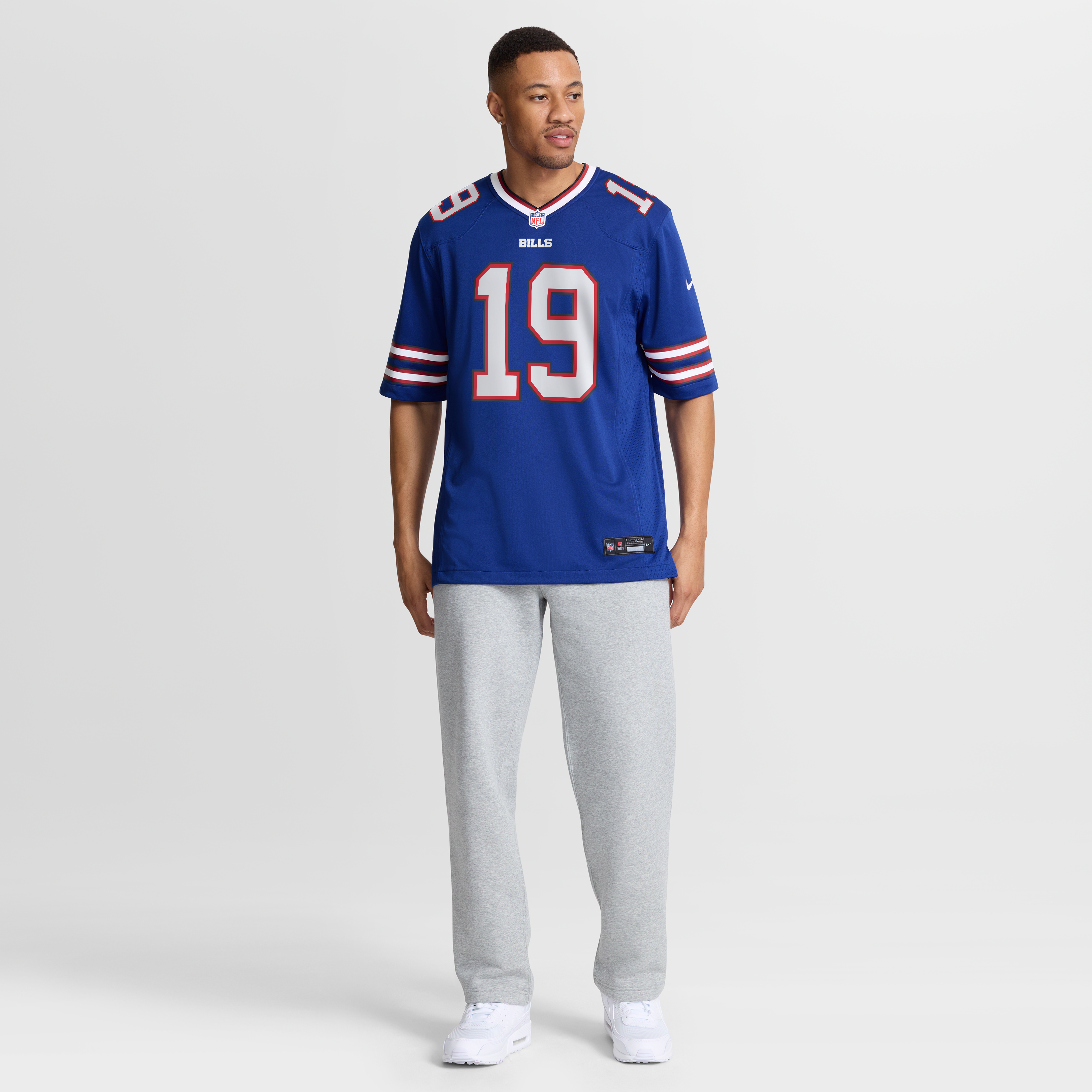 Maillot de match Nike Greg Dortch Royal Buffalo Bills pour homme