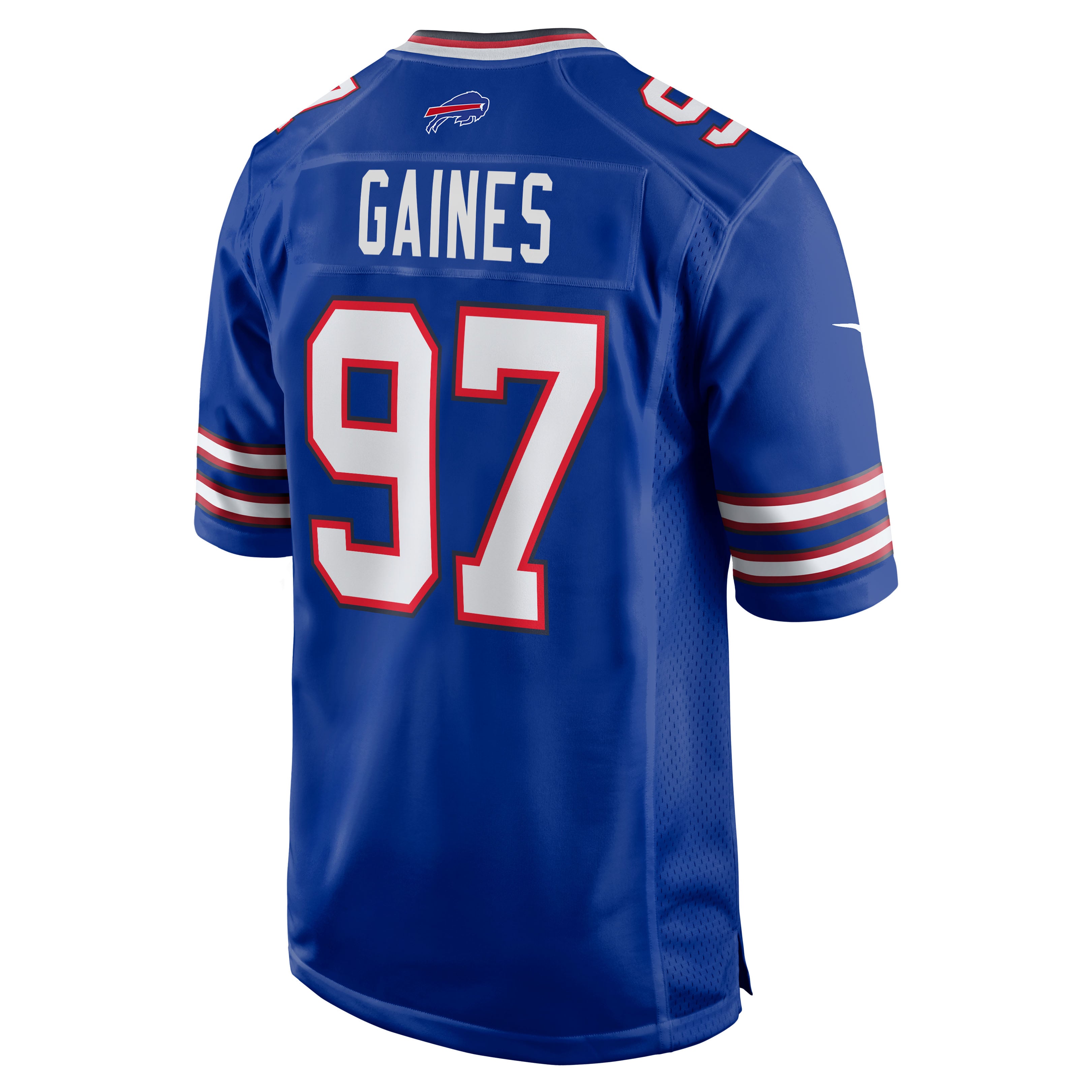 Maillot de match Nike Greg Gaines Royal Buffalo Bills pour homme