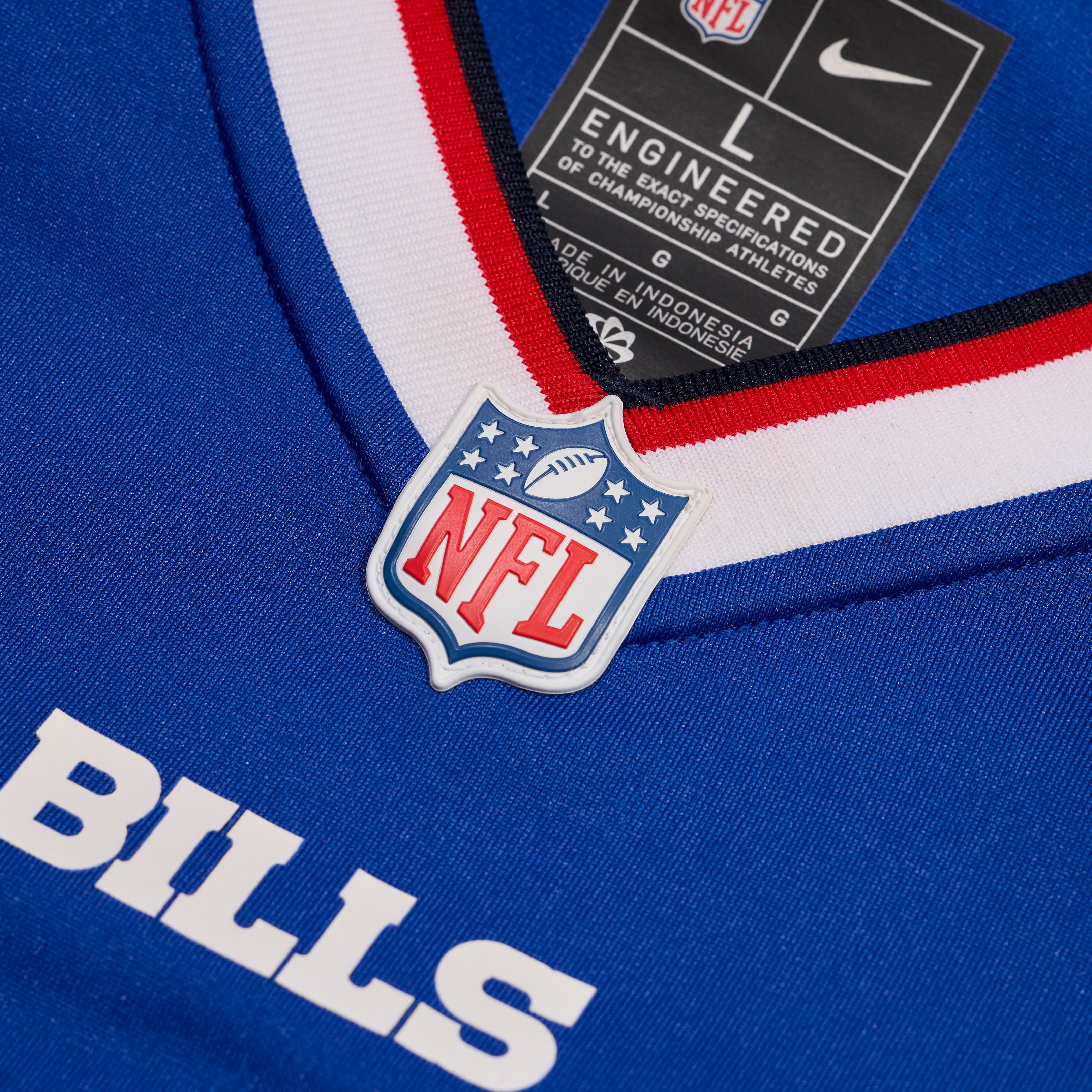 Maillot de match Nike Greg Gaines Royal Buffalo Bills pour homme