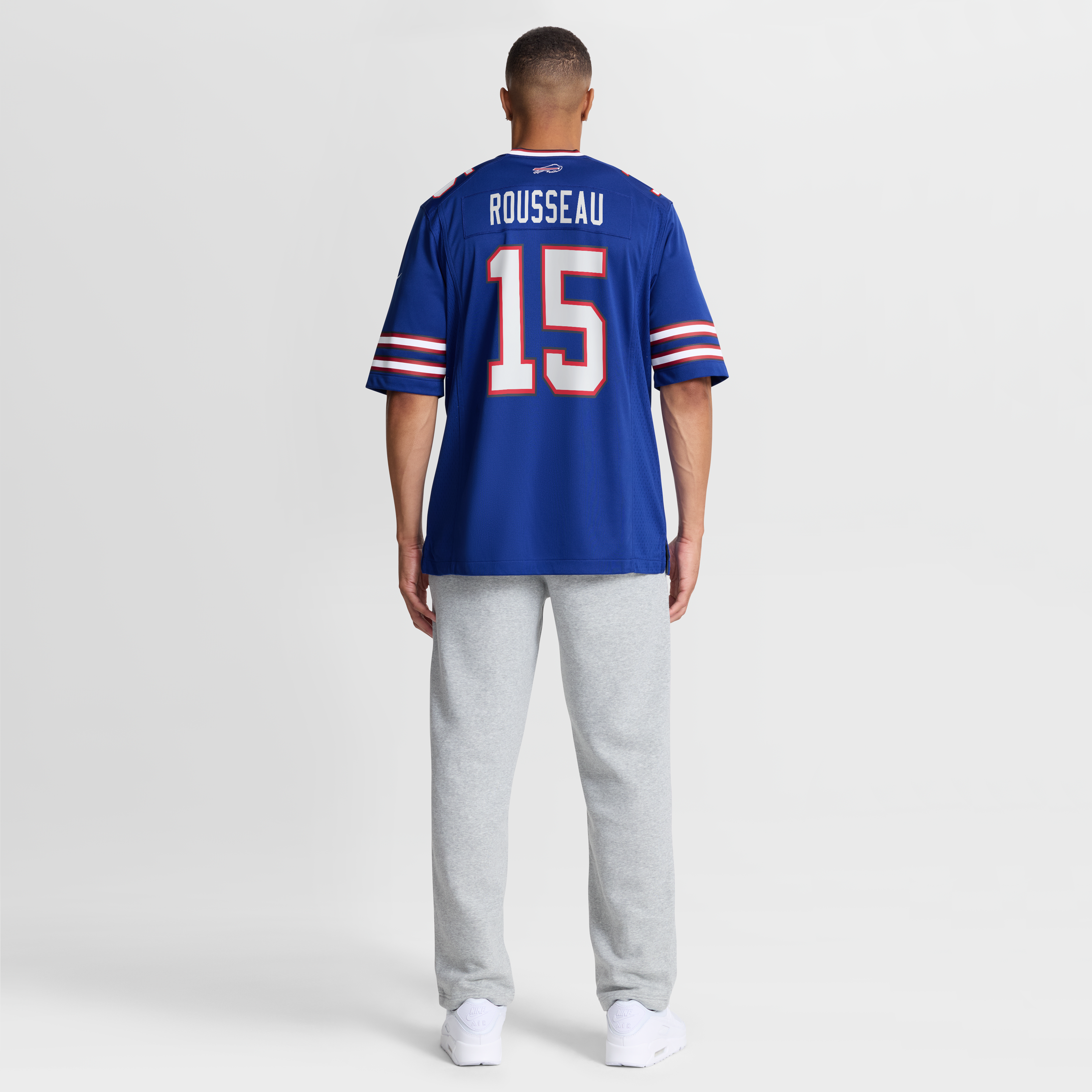 Maillot de match Nike Gregory Rousseau Royal Buffalo Bills pour homme
