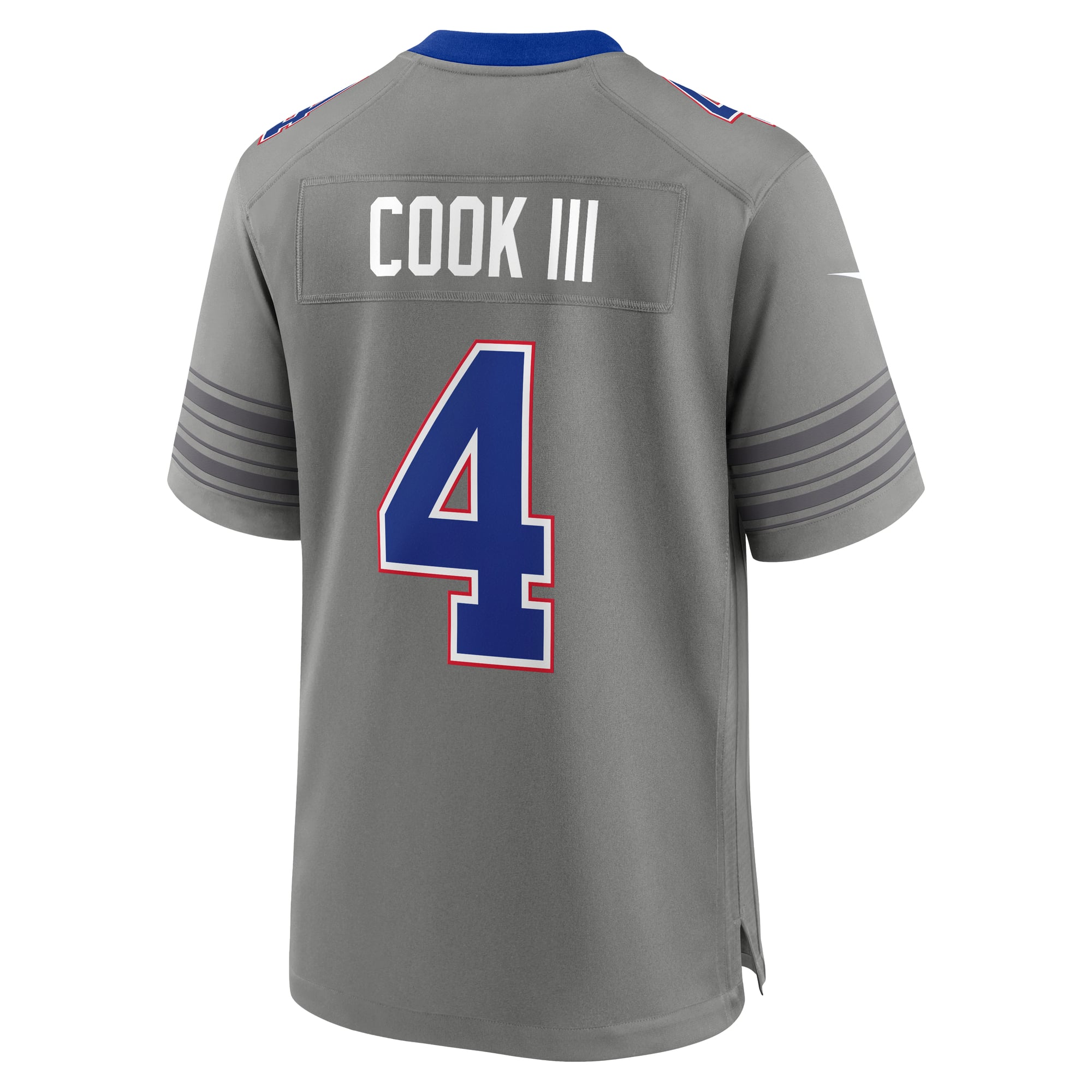 Men's Nike James Cook III Gray Buffalo Bills Nickel City Game Jersey