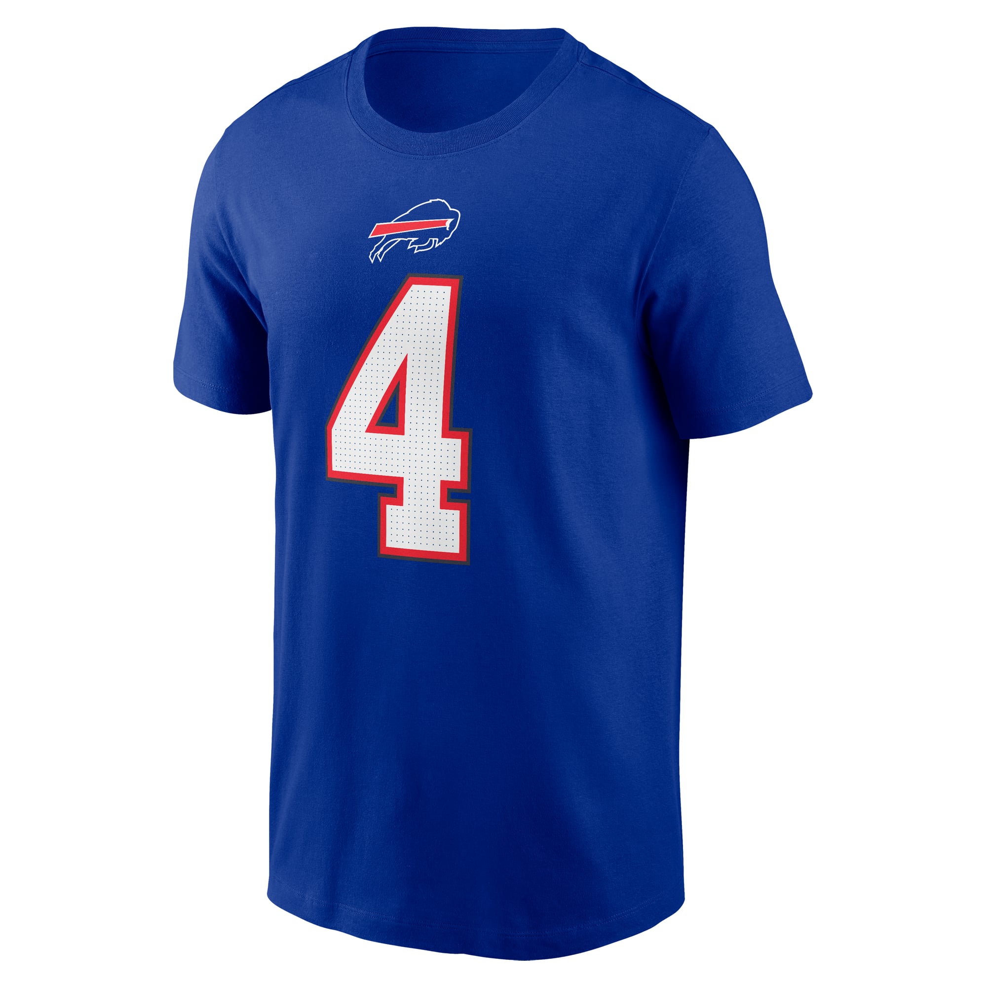 Men's Nike James Cook III Royal Buffalo Bills Name & Number T-Shirt