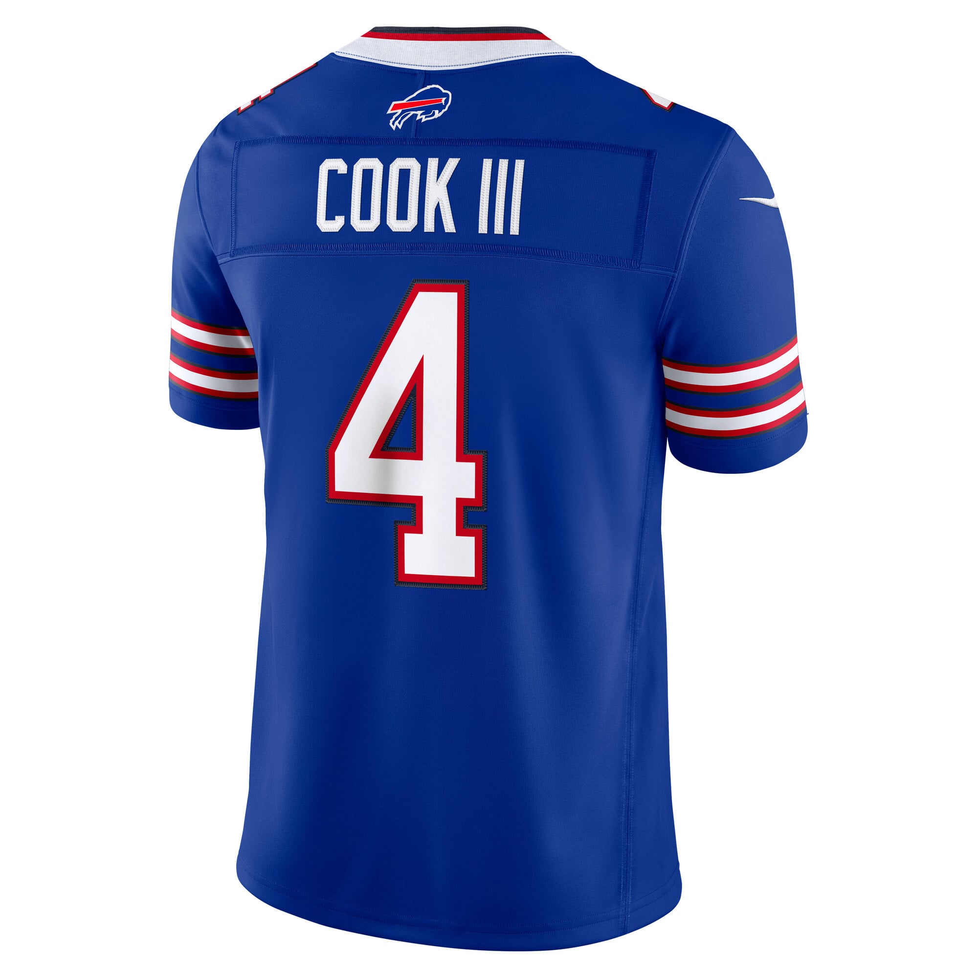 Men's Nike James Cook III Royal Buffalo Bills Vapor F.U.S.E. Stitched Limited Jersey