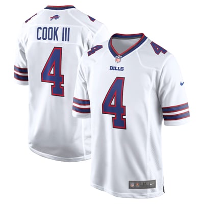 James Cook III Buffalo Bills Nike Game Jersey - White