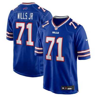 Jedrick Wills Jr. Buffalo Bills Nike Team Game Jersey - Royal