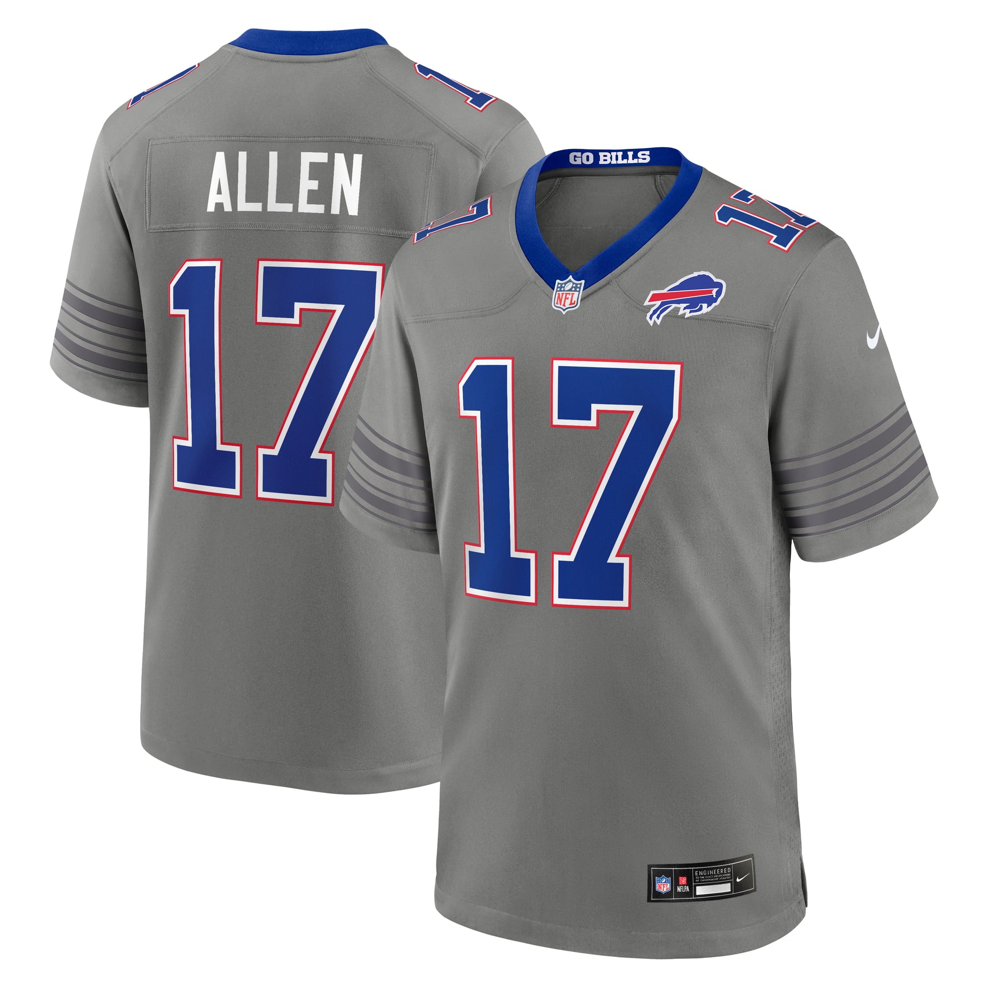 Men's Nike Josh Allen Red Buffalo Bills Alternate Game Jersey
