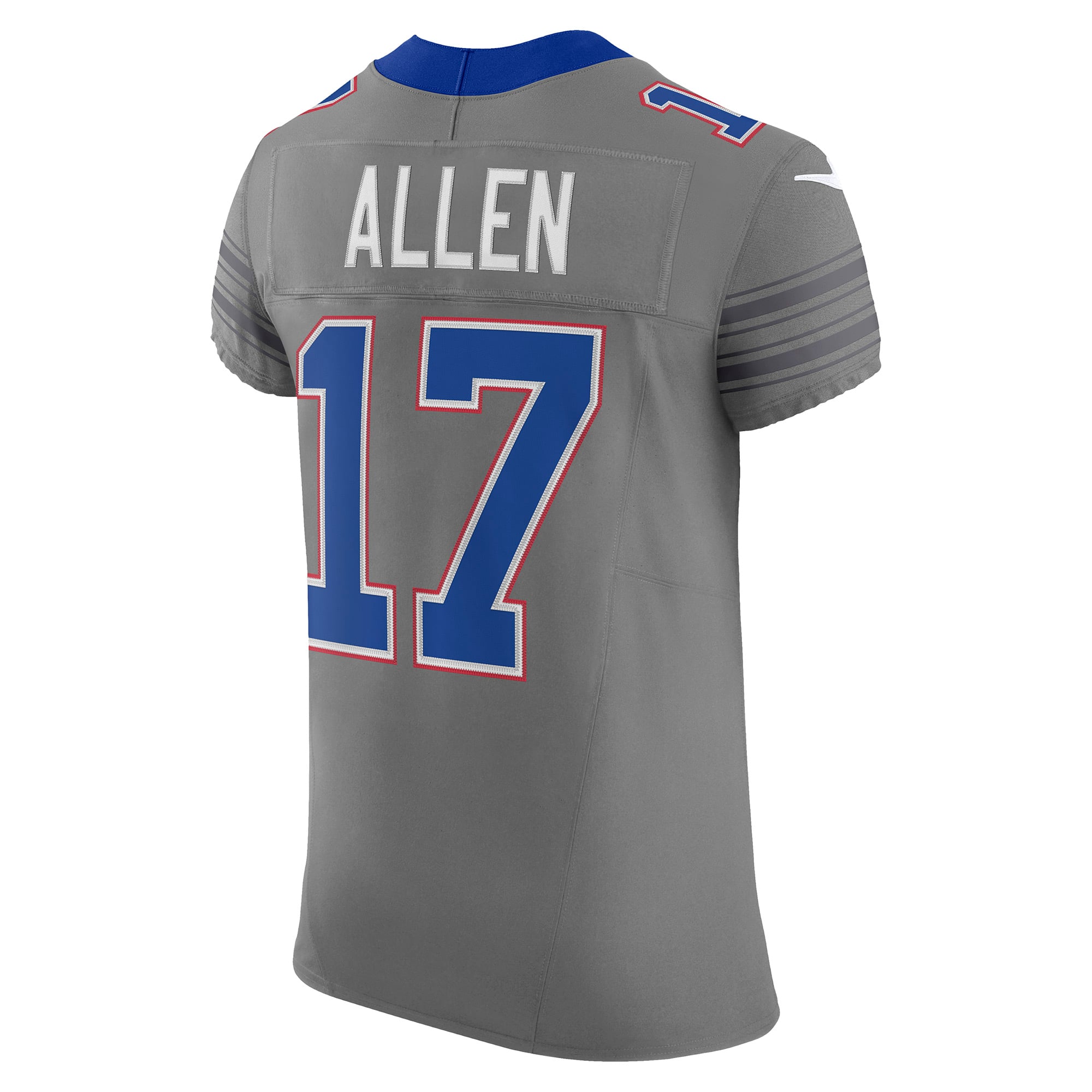 Men's Nike Josh Allen Gray Buffalo Bills Nickel City Vapor F.U.S.E. Elite Jersey