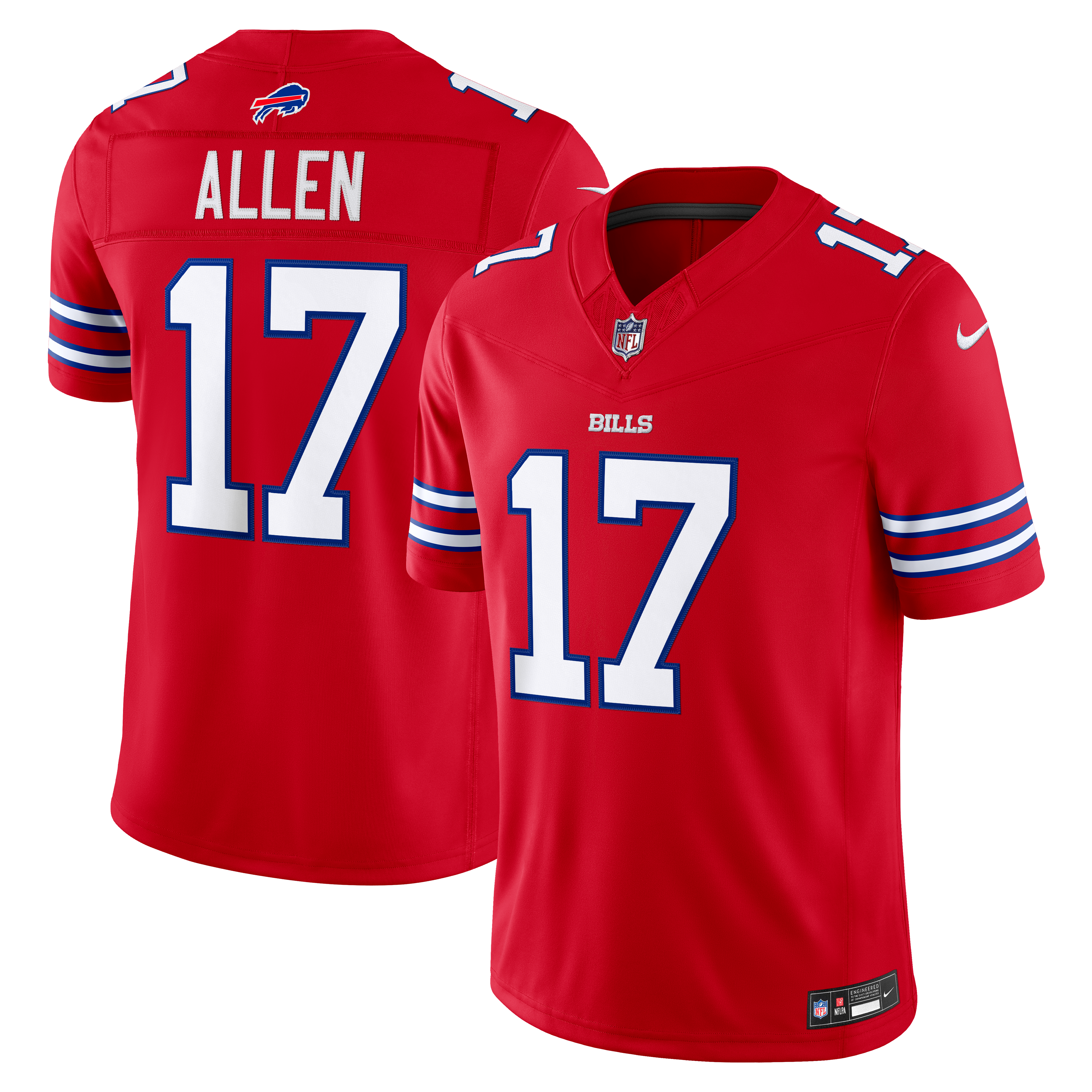 Maillot Nike Josh Allen Royal Buffalo Bills Team Vapor F.U.S.E. Stitched Limited pour homme
