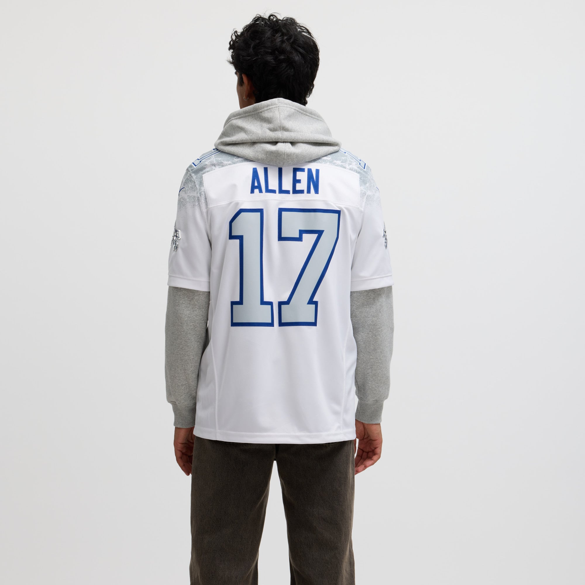Men's Nike Josh Allen White Buffalo Bills Rivalries Collection Game Jersey