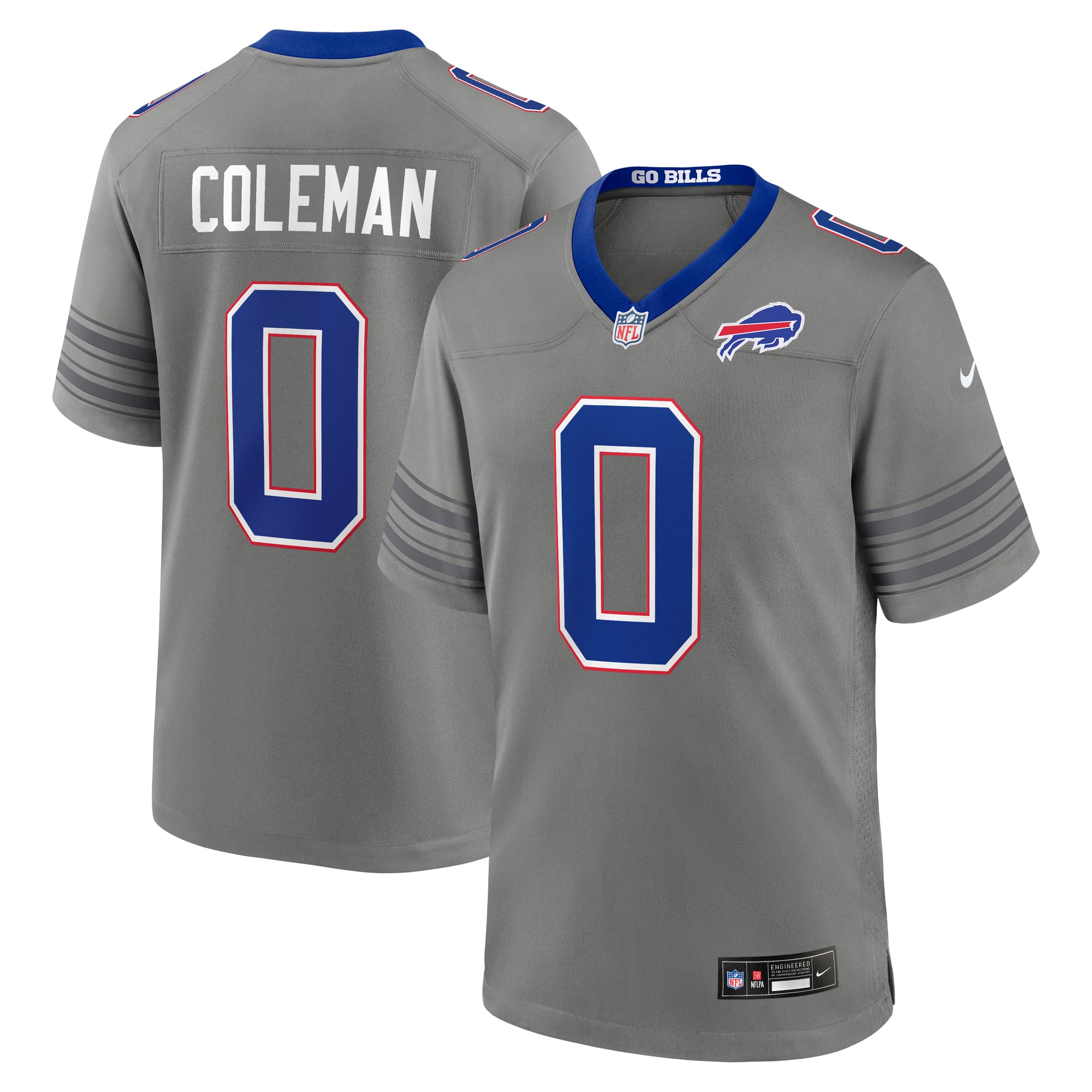 Men's Nike Keon Coleman Royal Buffalo Bills Player Game Jersey