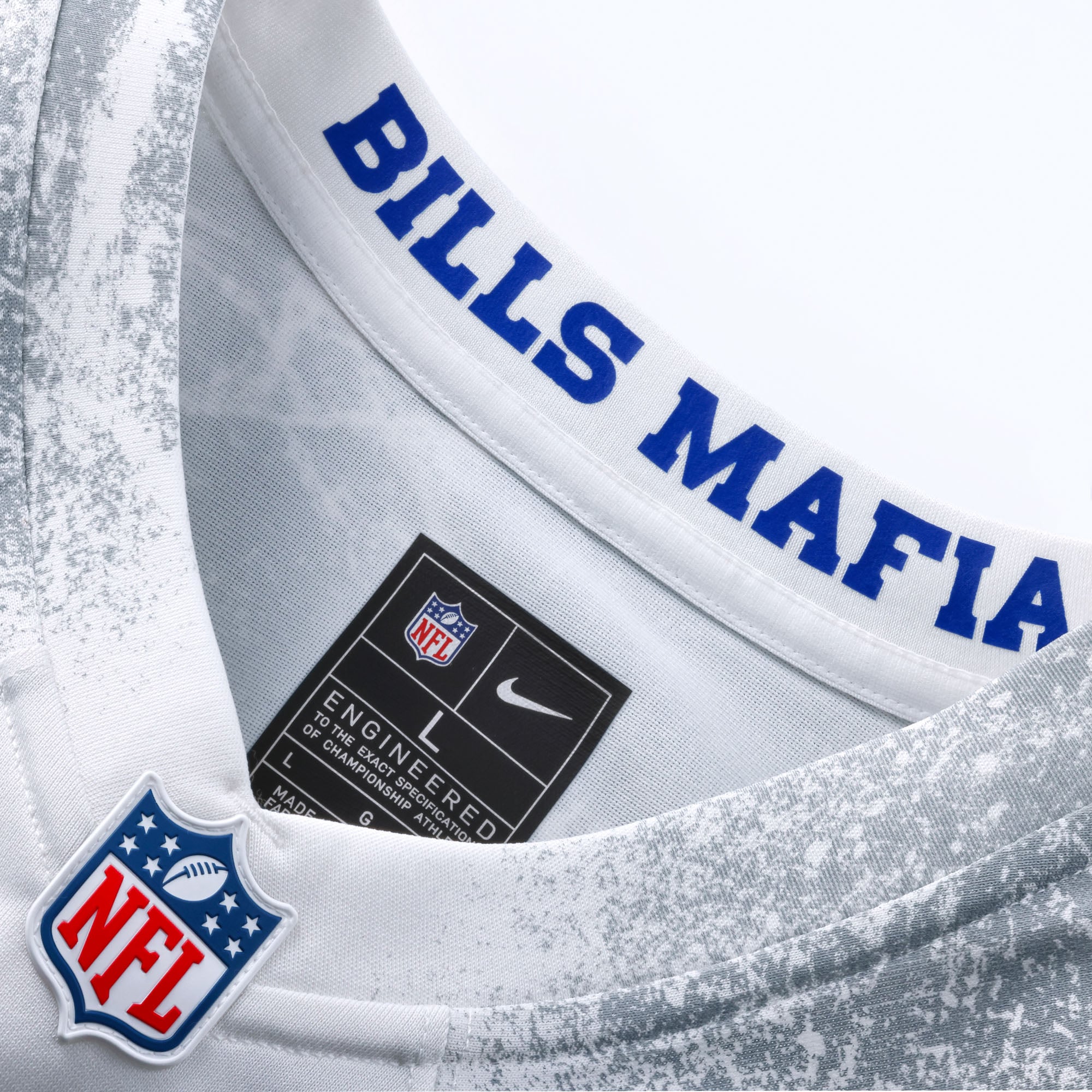 Men's Nike Keon Coleman White Buffalo Bills Rivalries Collection Game Jersey
