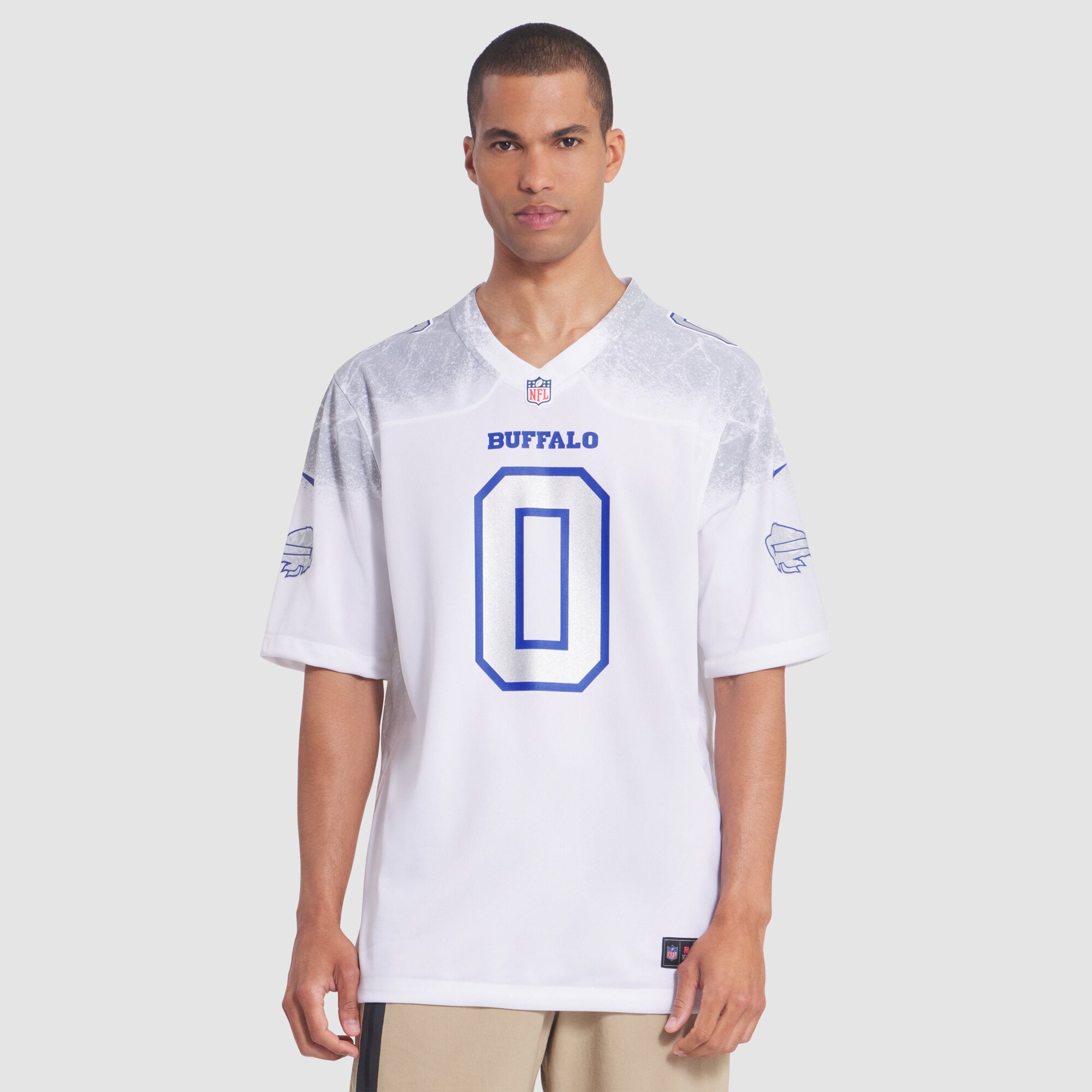 Men's Nike Keon Coleman White Buffalo Bills Rivalries Collection Game Jersey