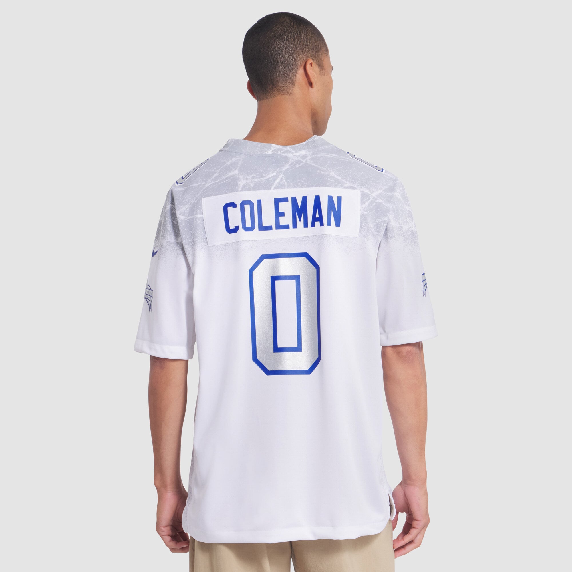 Men's Nike Keon Coleman White Buffalo Bills Rivalries Collection Game Jersey