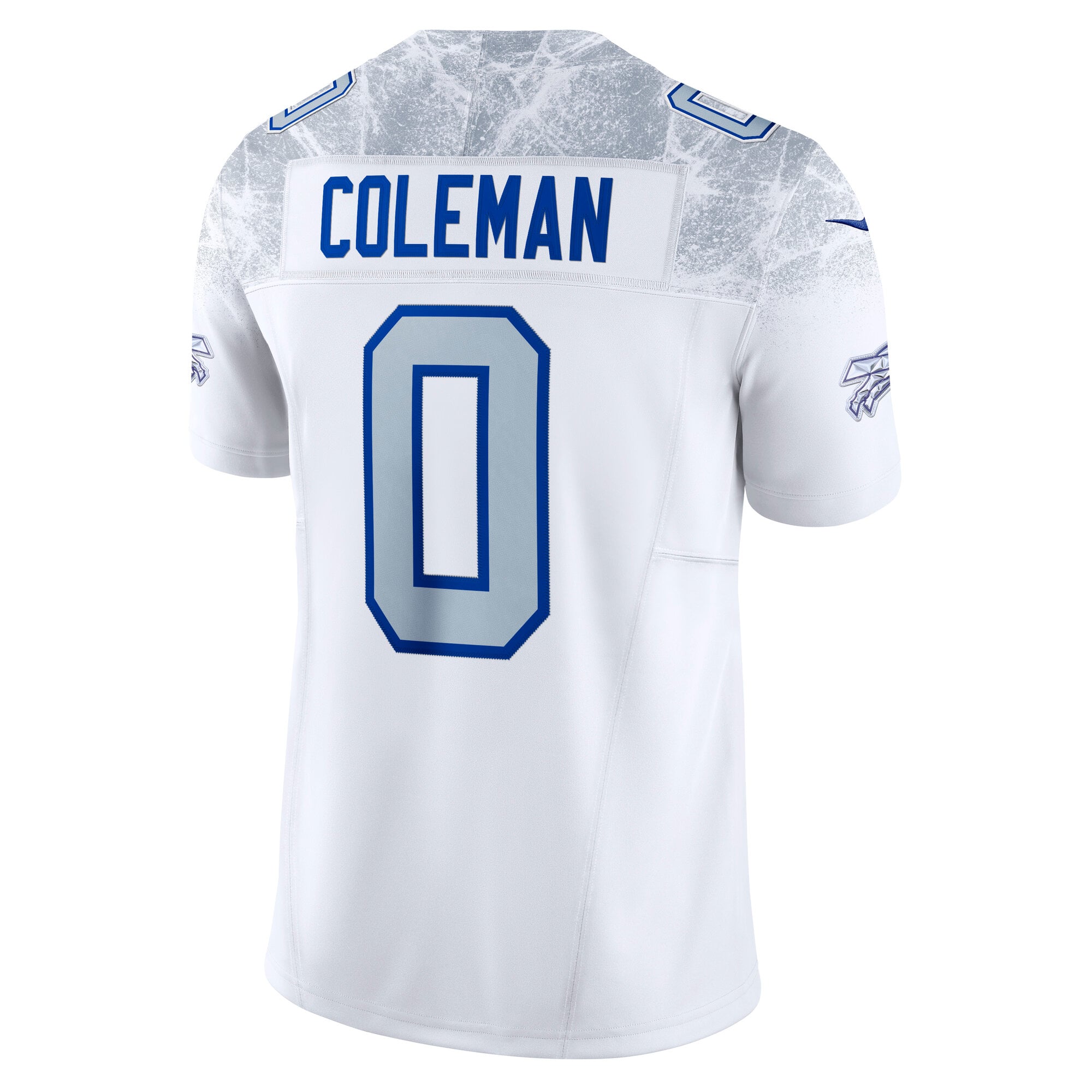 Men's Nike Keon Coleman White Buffalo Bills Rivalries Collection Stitched Limited Jersey