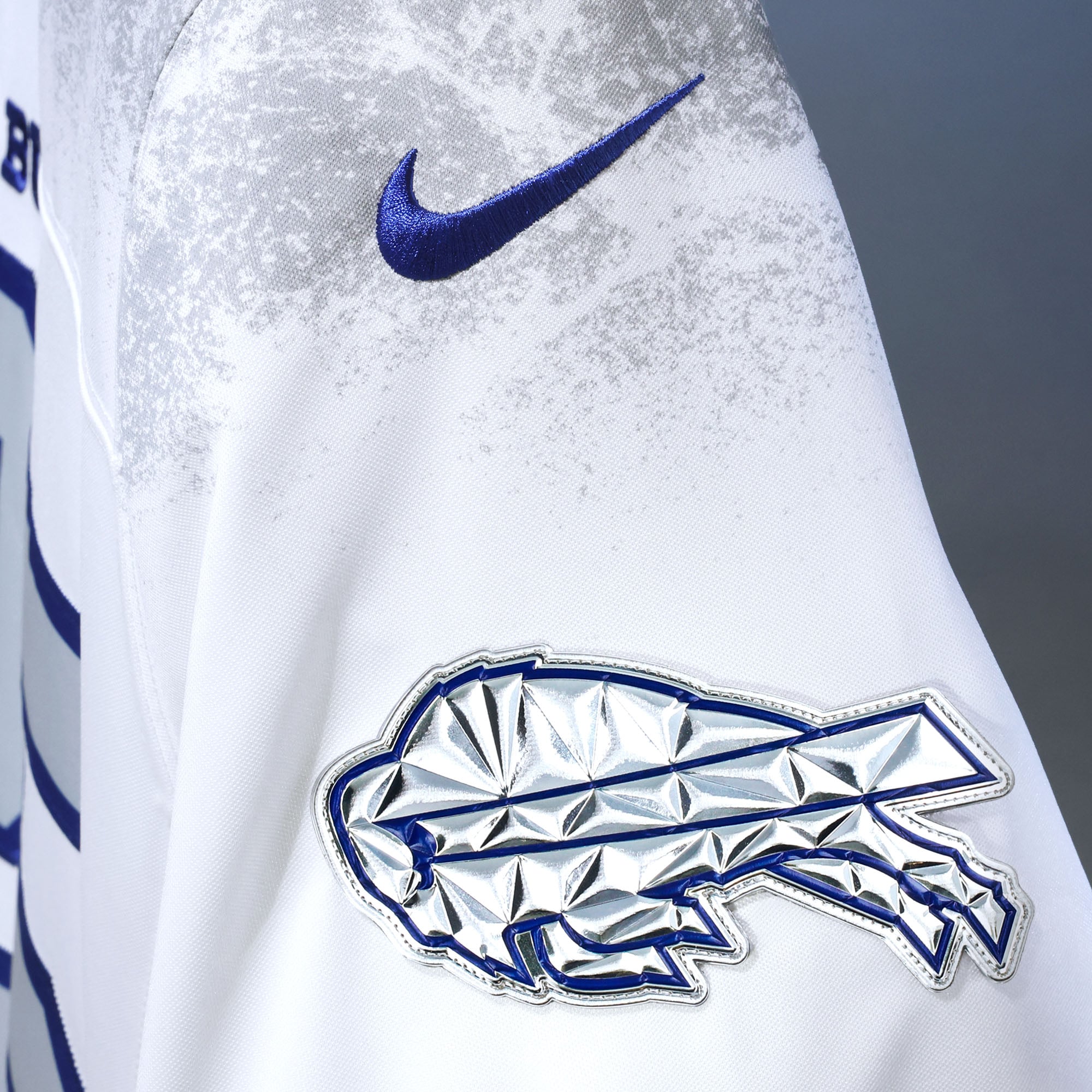 Men's Nike Keon Coleman White Buffalo Bills Rivalries Collection Stitched Limited Jersey