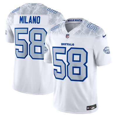 Matt Milano Buffalo Bills Nike Rivalries Collection Stitched Limited Jersey - White