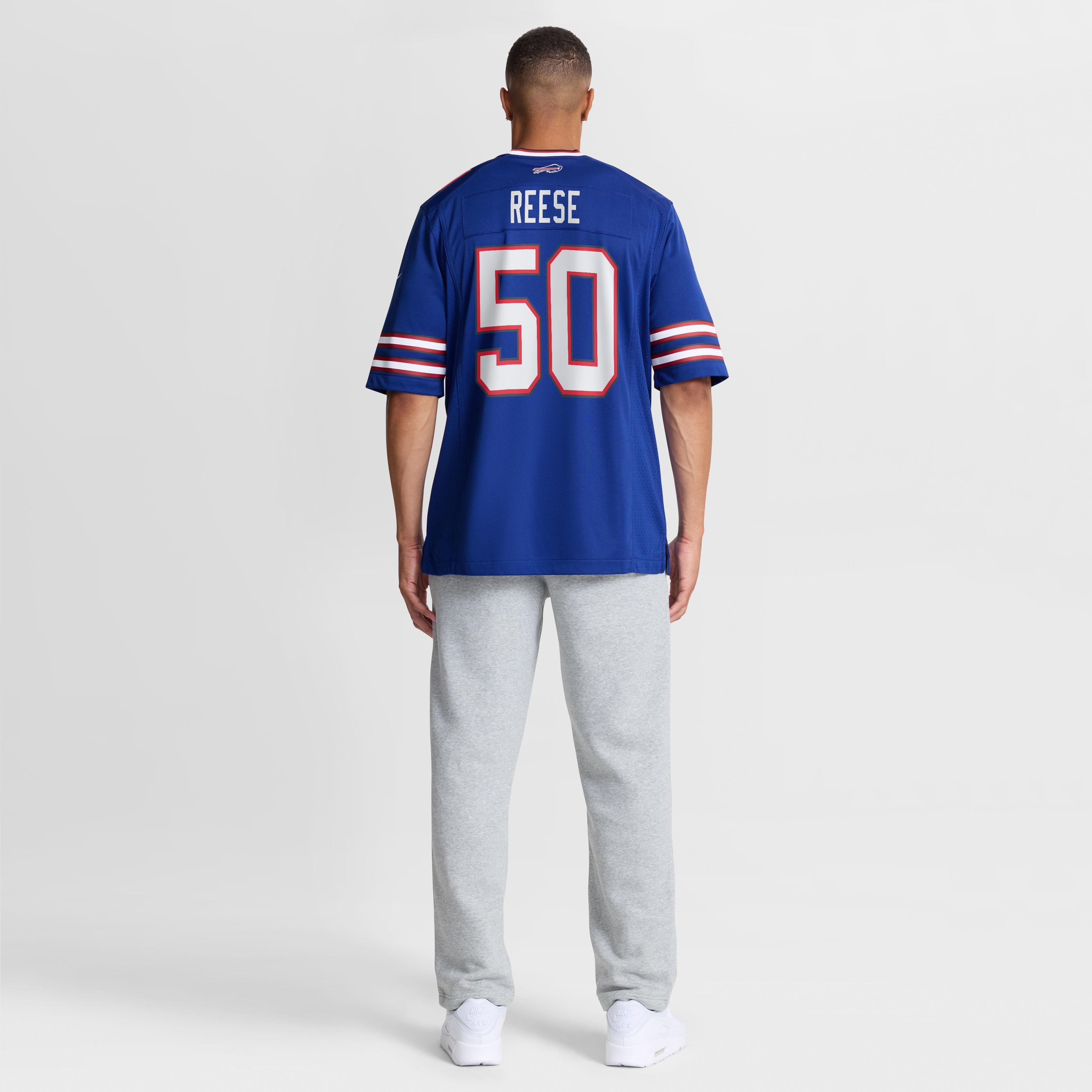 Maillot de match Nike Otis Reese Royal Buffalo Bills pour homme