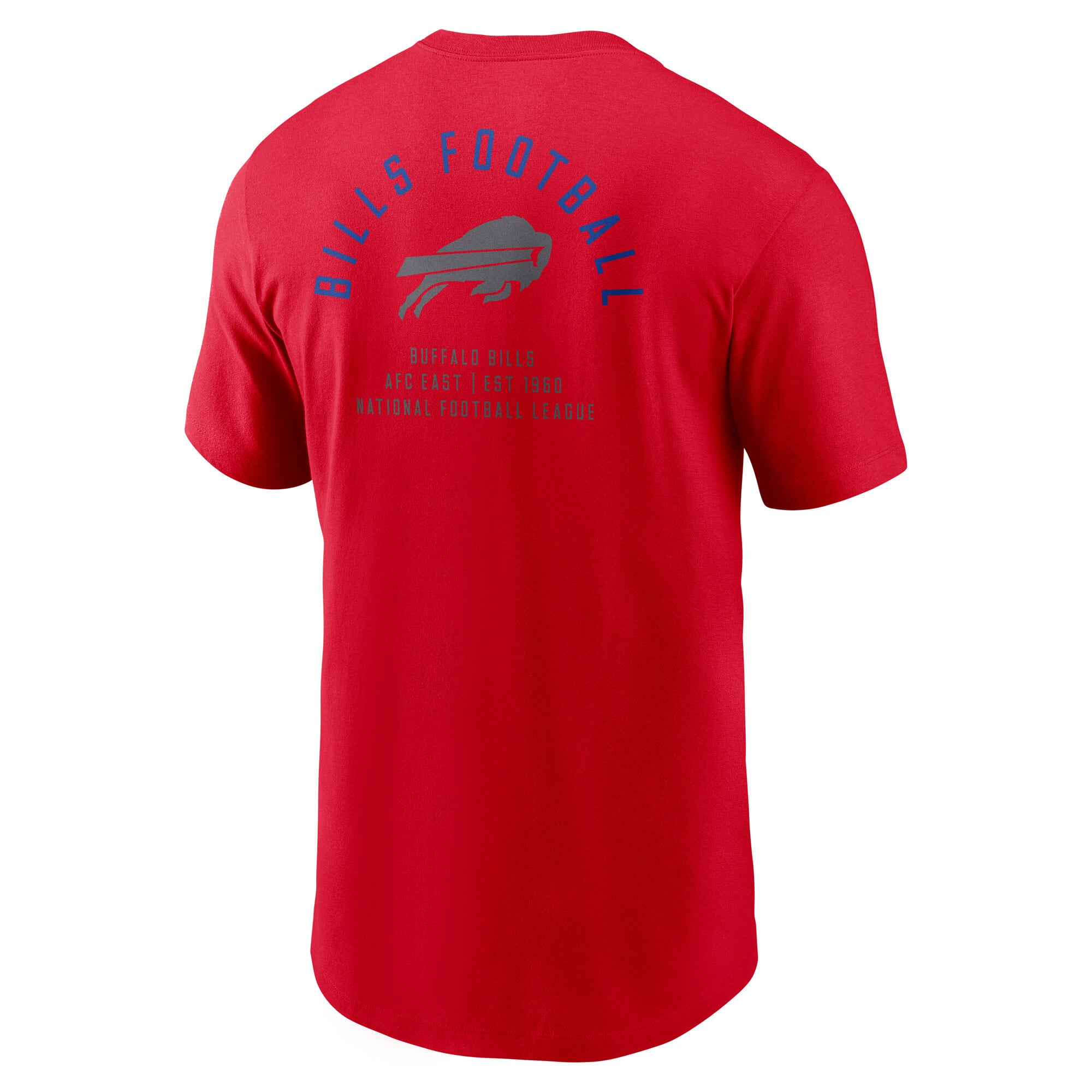 Men's Nike Red Buffalo Bills Split Logo T-Shirt