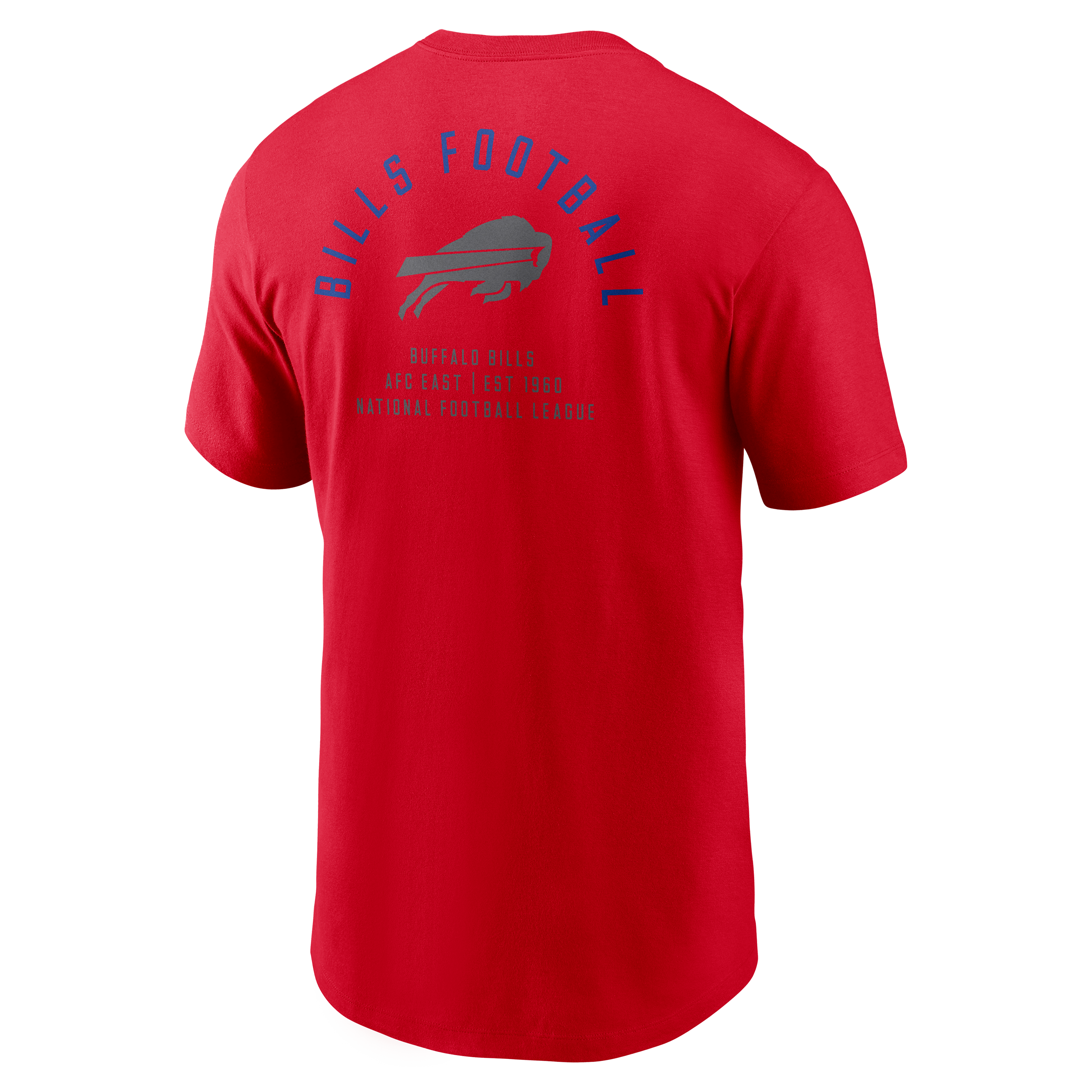 Men's Nike Red Buffalo Bills Split Logo T-Shirt