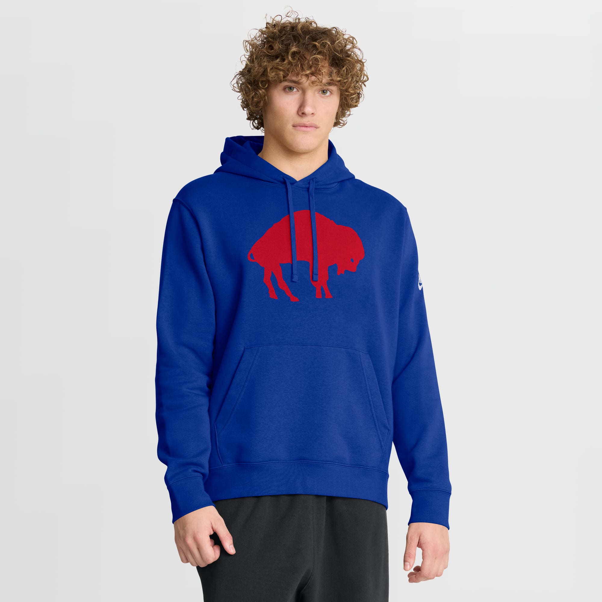 Men's Nike Royal Buffalo Bills Club Fleece Pullover Hoodie