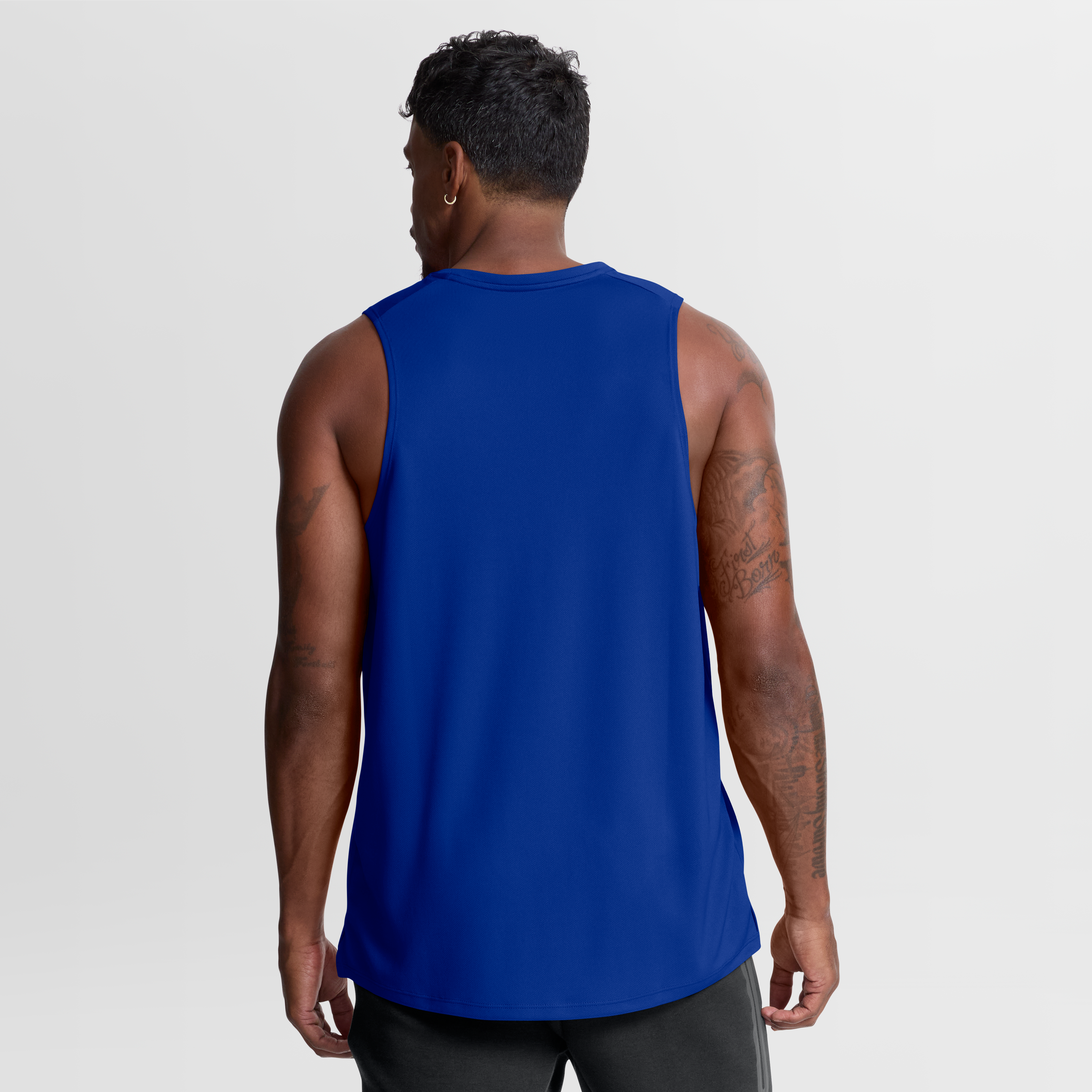 Men's Nike Royal Buffalo Bills Kickoff Miler Dri-FIT Tank Top