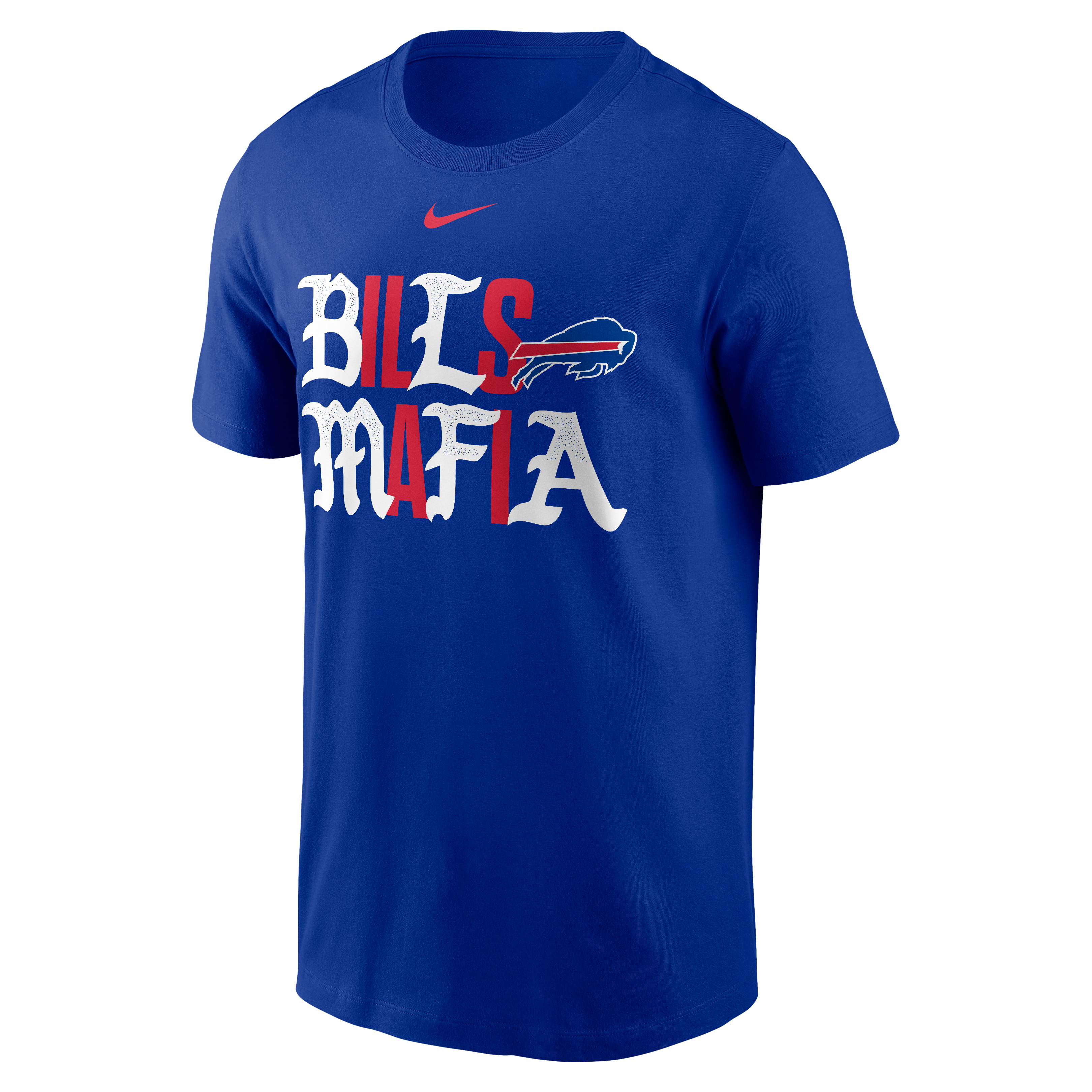 T-shirt Nike Royal Buffalo Bills Mafia Wordmark Club pour homme