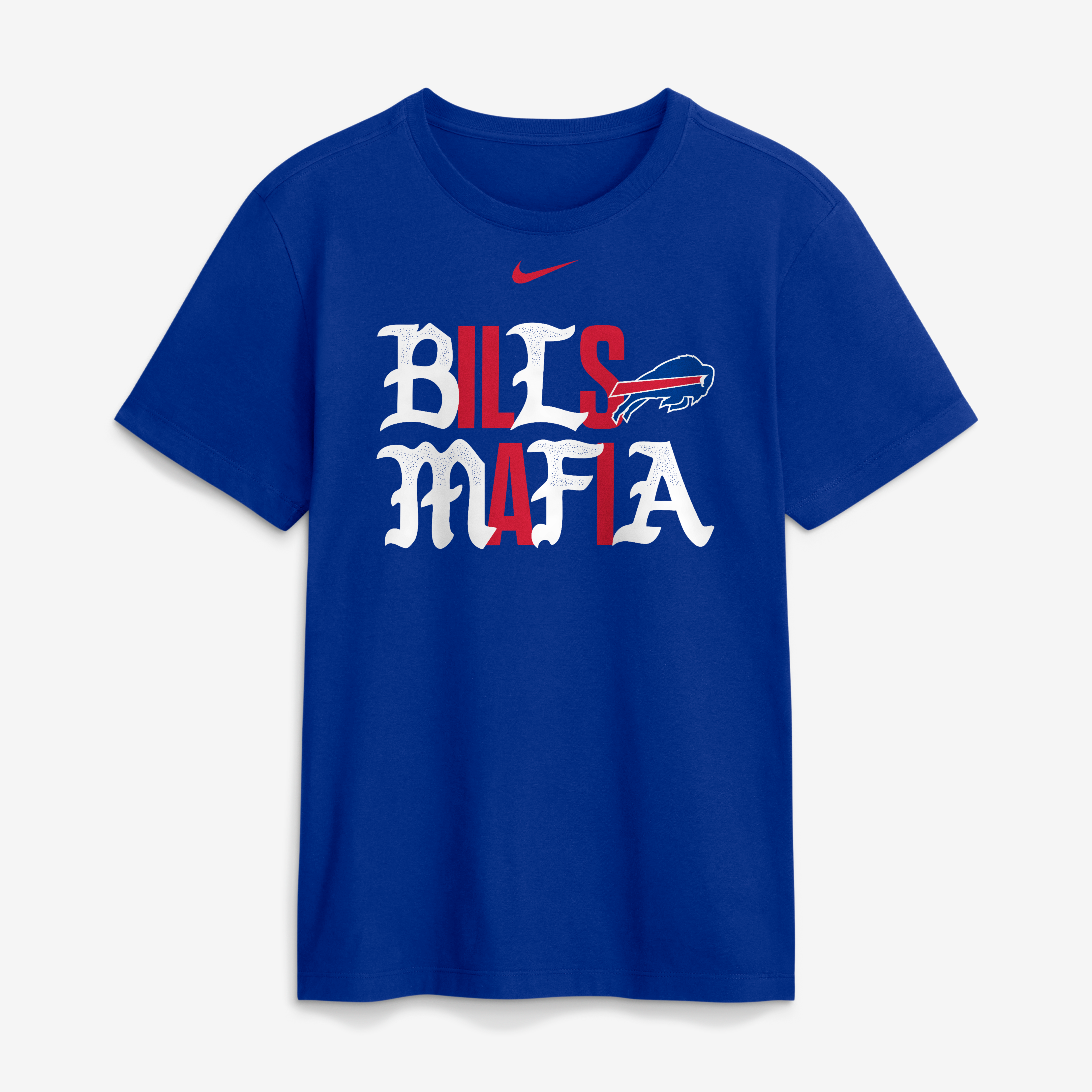 T-shirt Nike Royal Buffalo Bills Mafia Wordmark Club pour homme