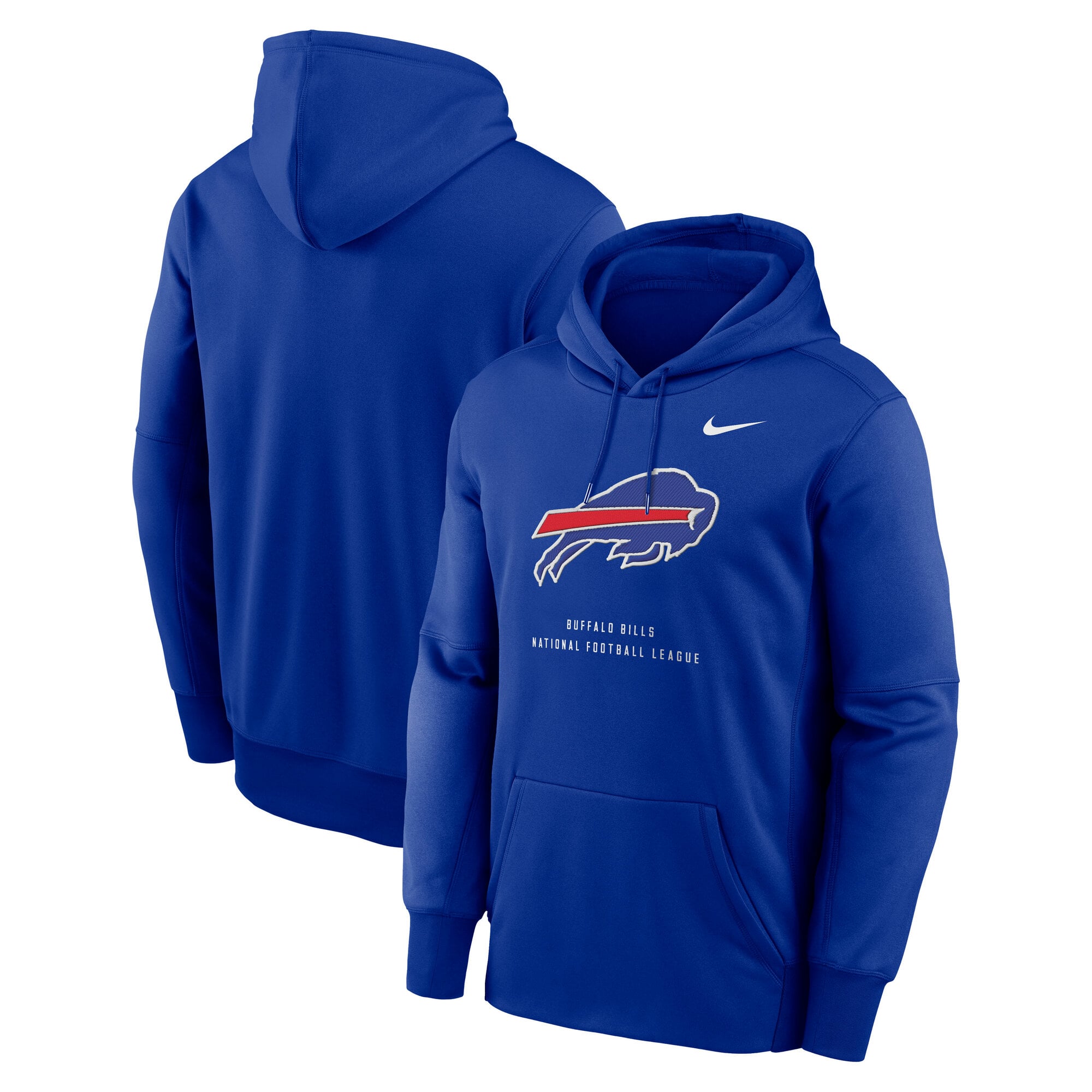 Men's Nike Royal Buffalo Bills Primetime Therma-FIT Hoodie