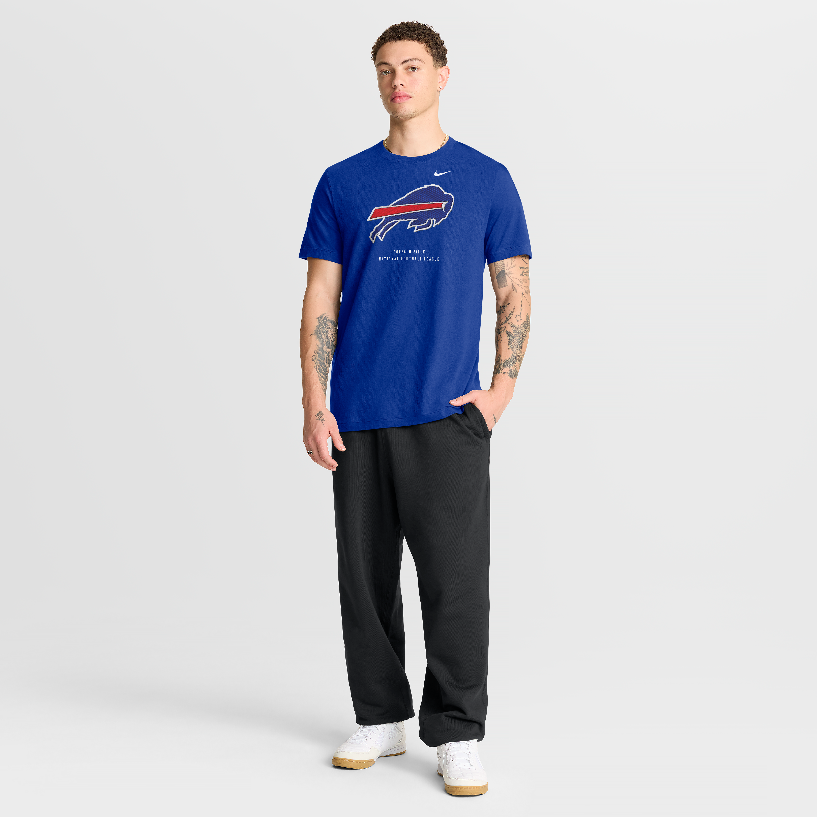T-shirt Nike Royal Buffalo Bills pour homme