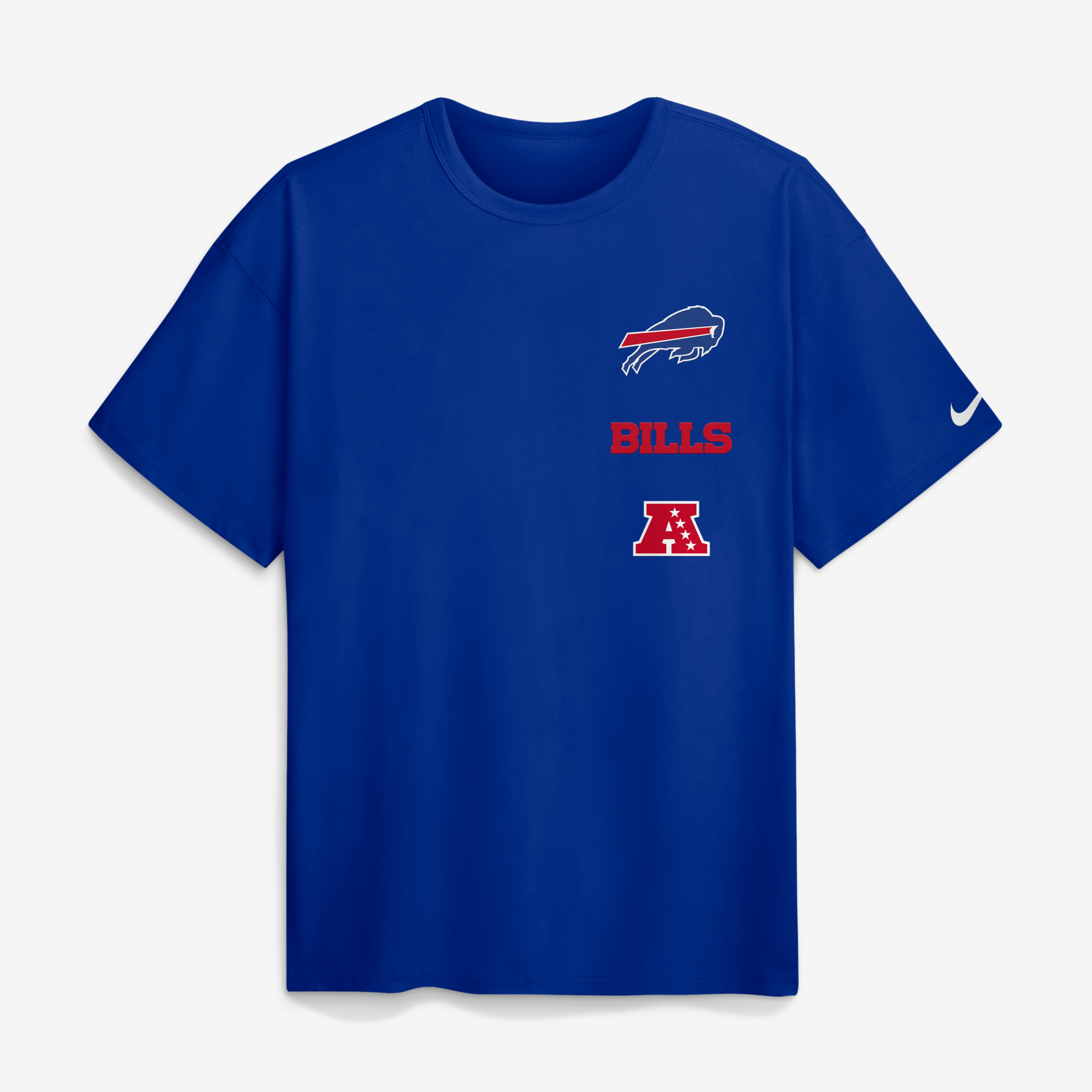 Men's Nike Royal Buffalo Bills The Forward Heavyweight Max90 T-Shirt