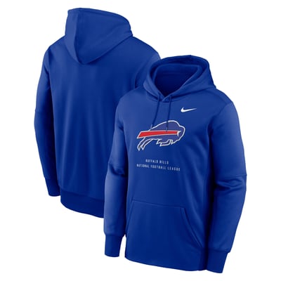 Buffalo Bills Nike Toss Sweep Therma-FIT Hoodie - Royal