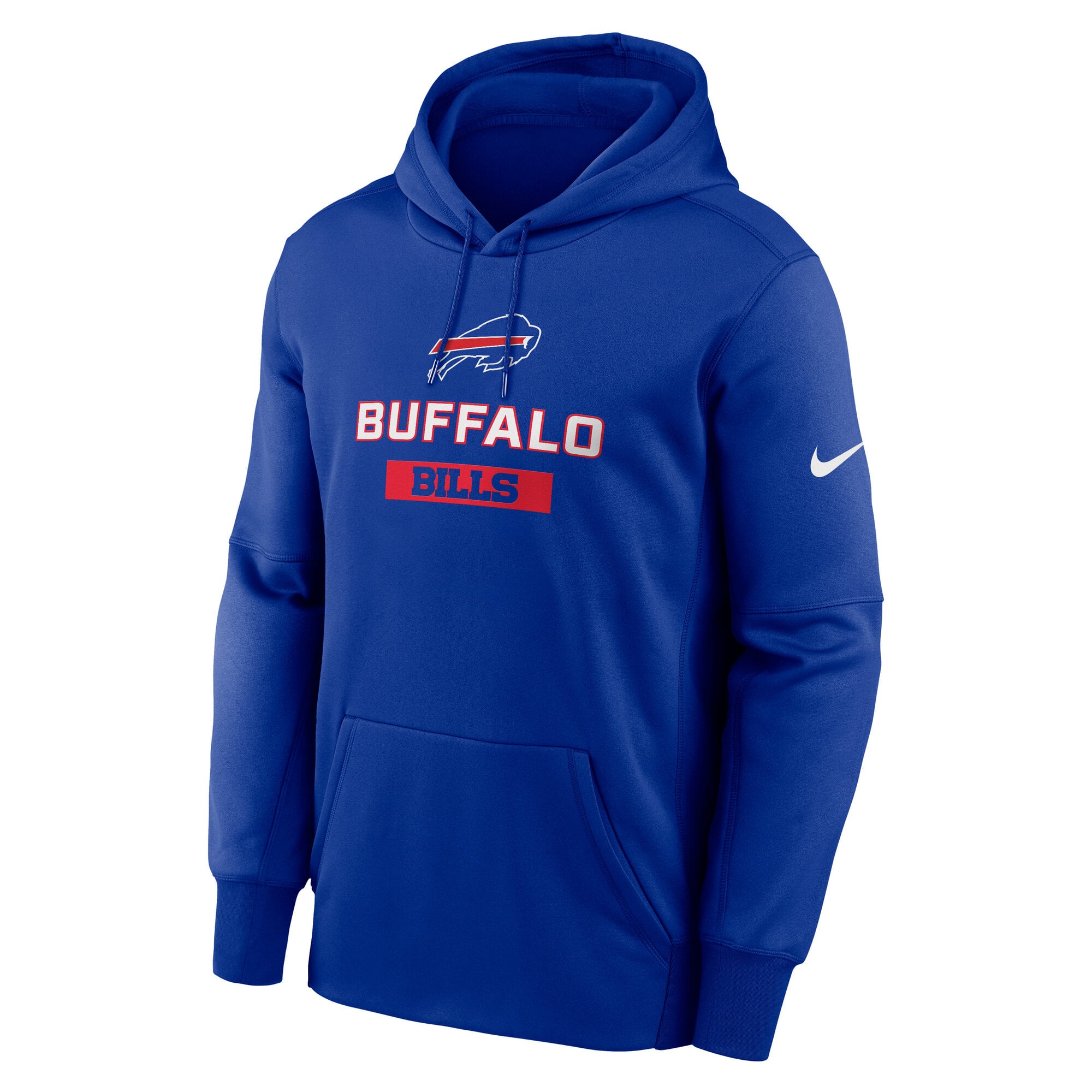 Men's Nike Royal Buffalo Bills Toss Sweep Therma Hoodie