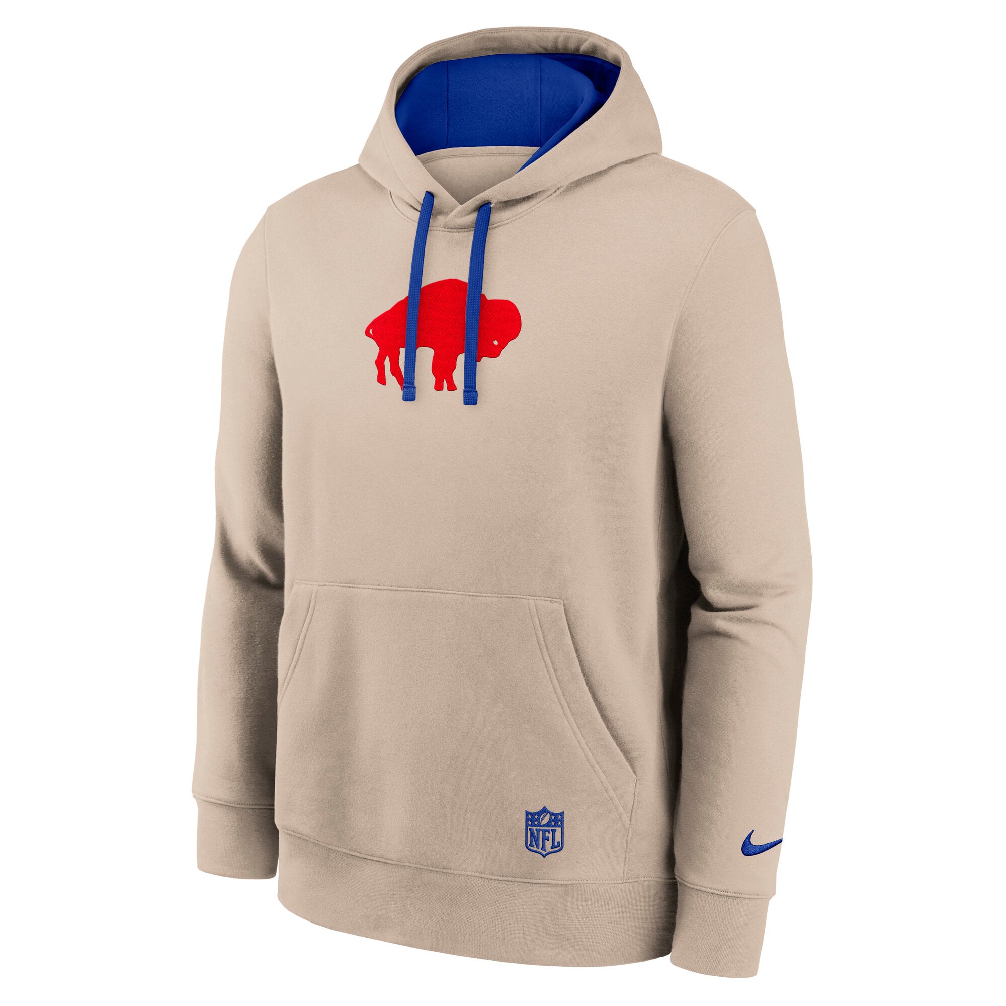 Sweat à capuche Nike Sand Buffalo Bills Rewind Club pour homme