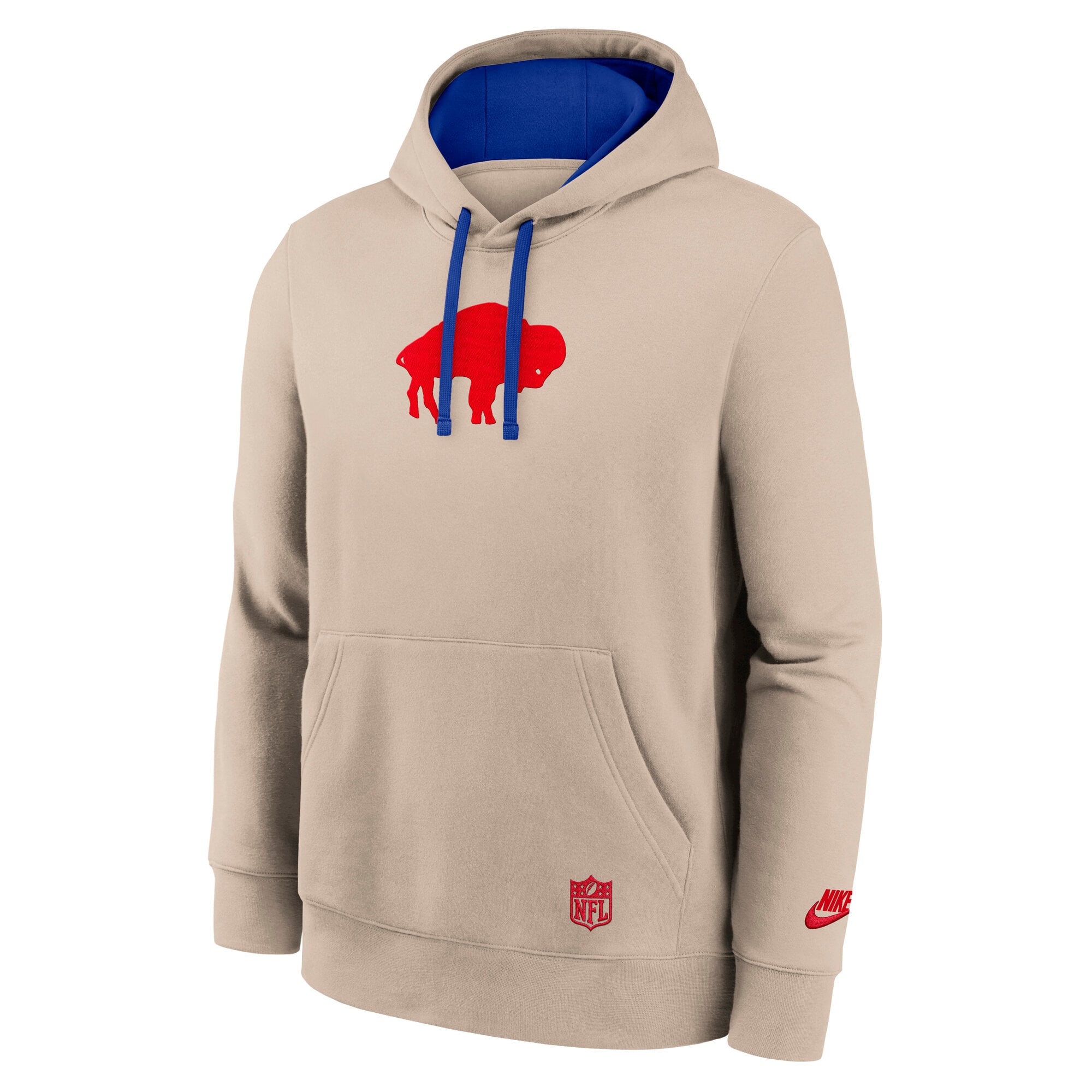 Men's Nike Sand Buffalo Bills Rewind Club Hoodie