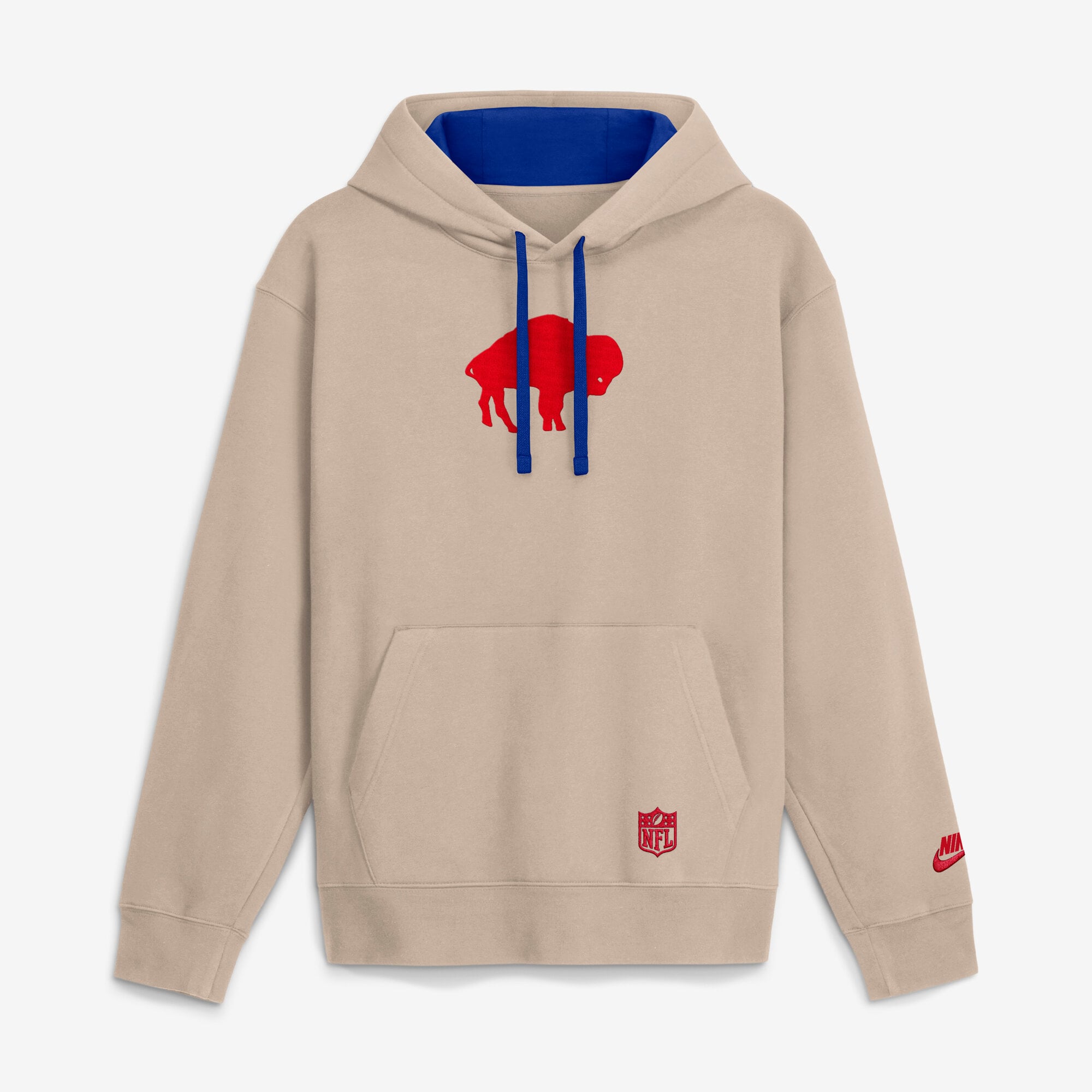 Sweat à capuche Nike Sand Buffalo Bills Rewind Club pour homme