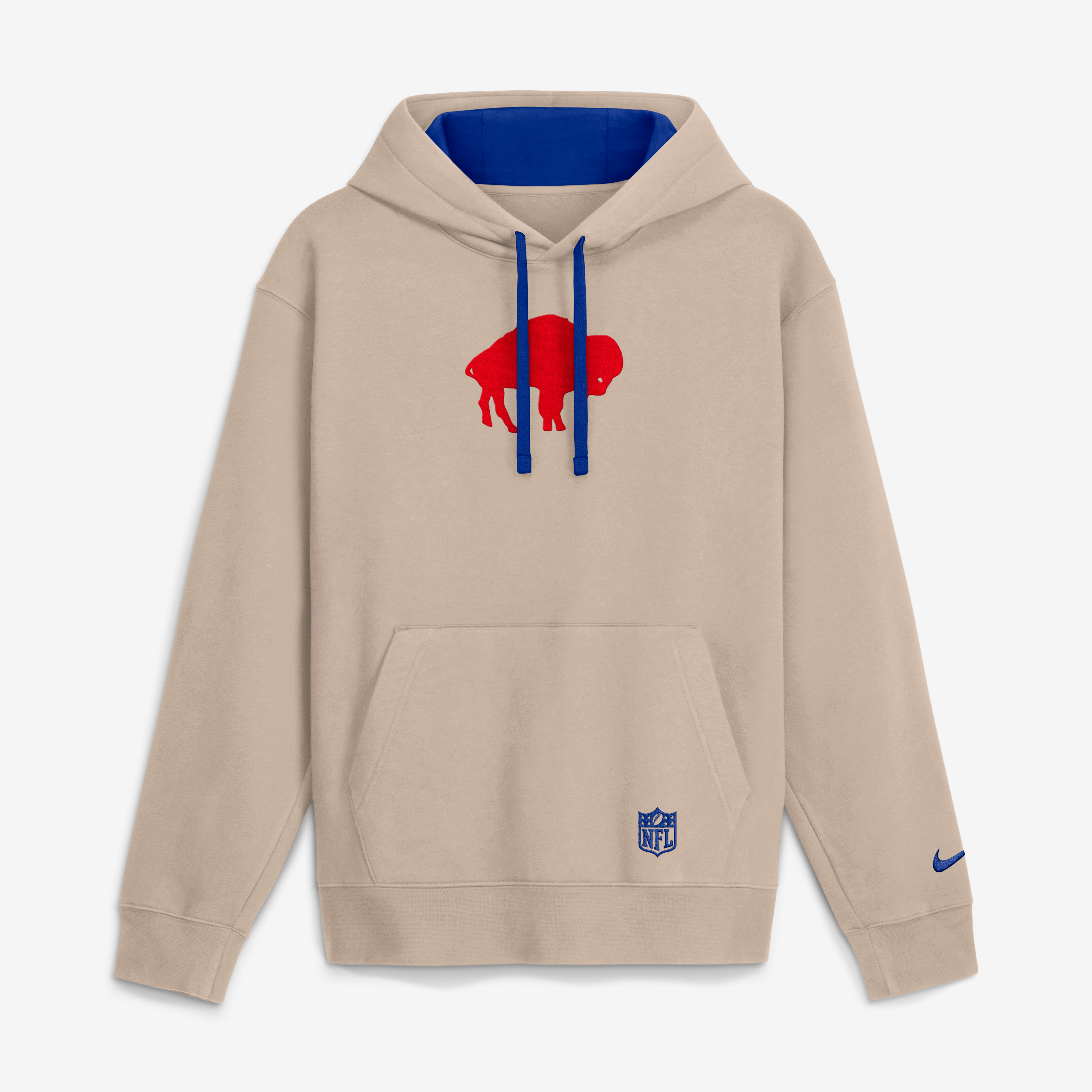 Sweat à capuche Nike Sand Buffalo Bills Rewind Club pour homme