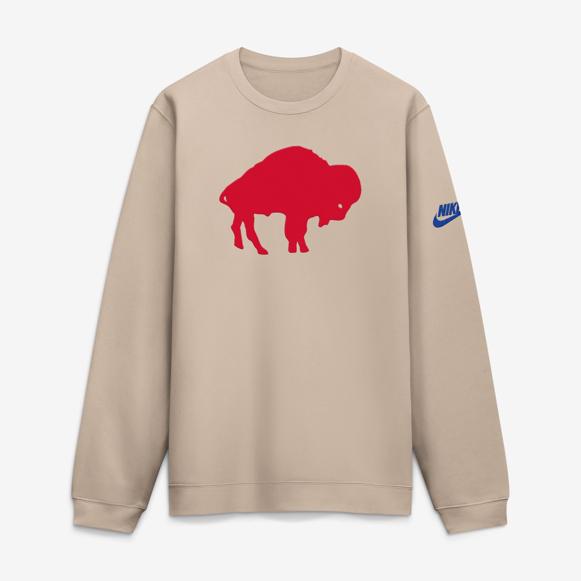Sweat-shirt Nike Sand Buffalo Bills Rewind Club pour homme