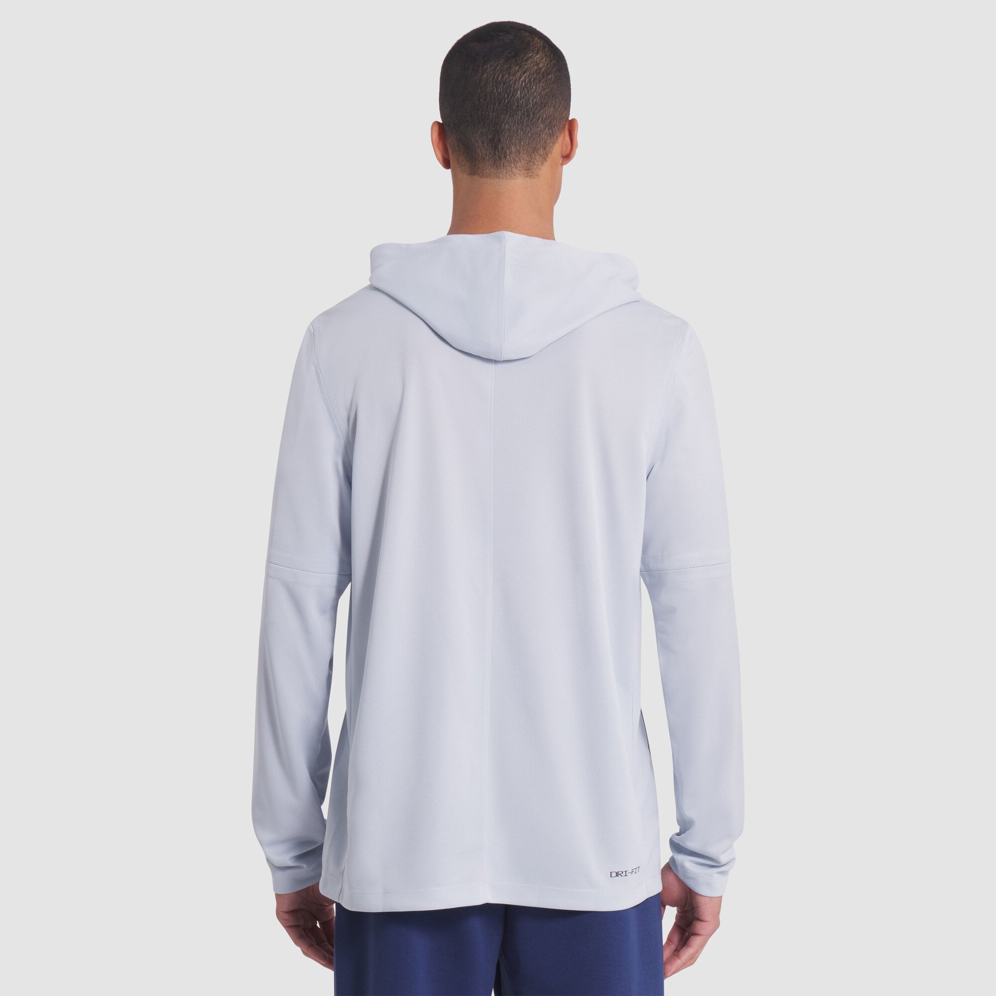 Men's Nike Silver Buffalo Bills Rivalries Collection Sideline Dri-FIT Long Sleeve Hoodie T-Shirt