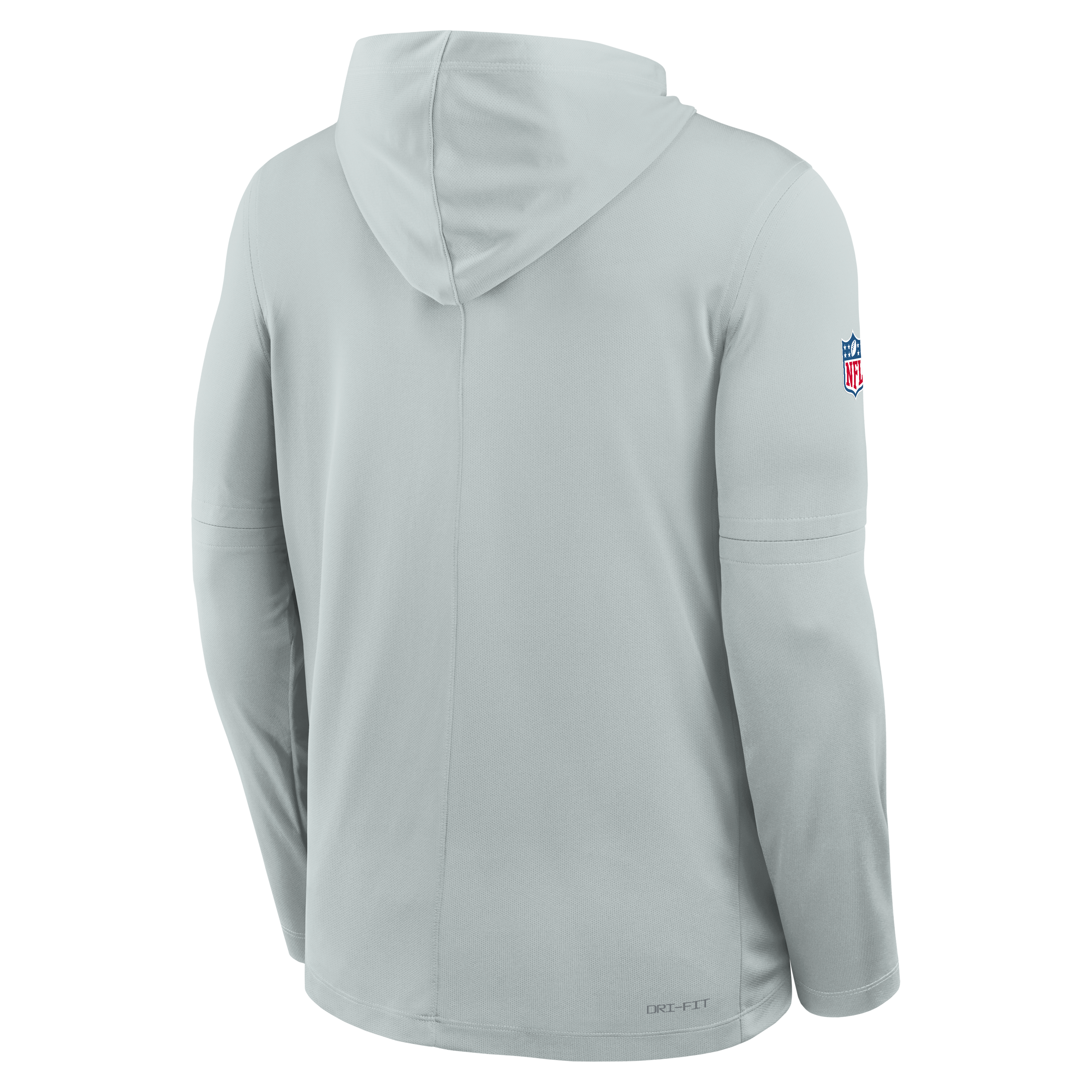 Men's Nike Silver Buffalo Bills Rivalries Collection Sideline Lightweight Hooded Long Sleeve Top