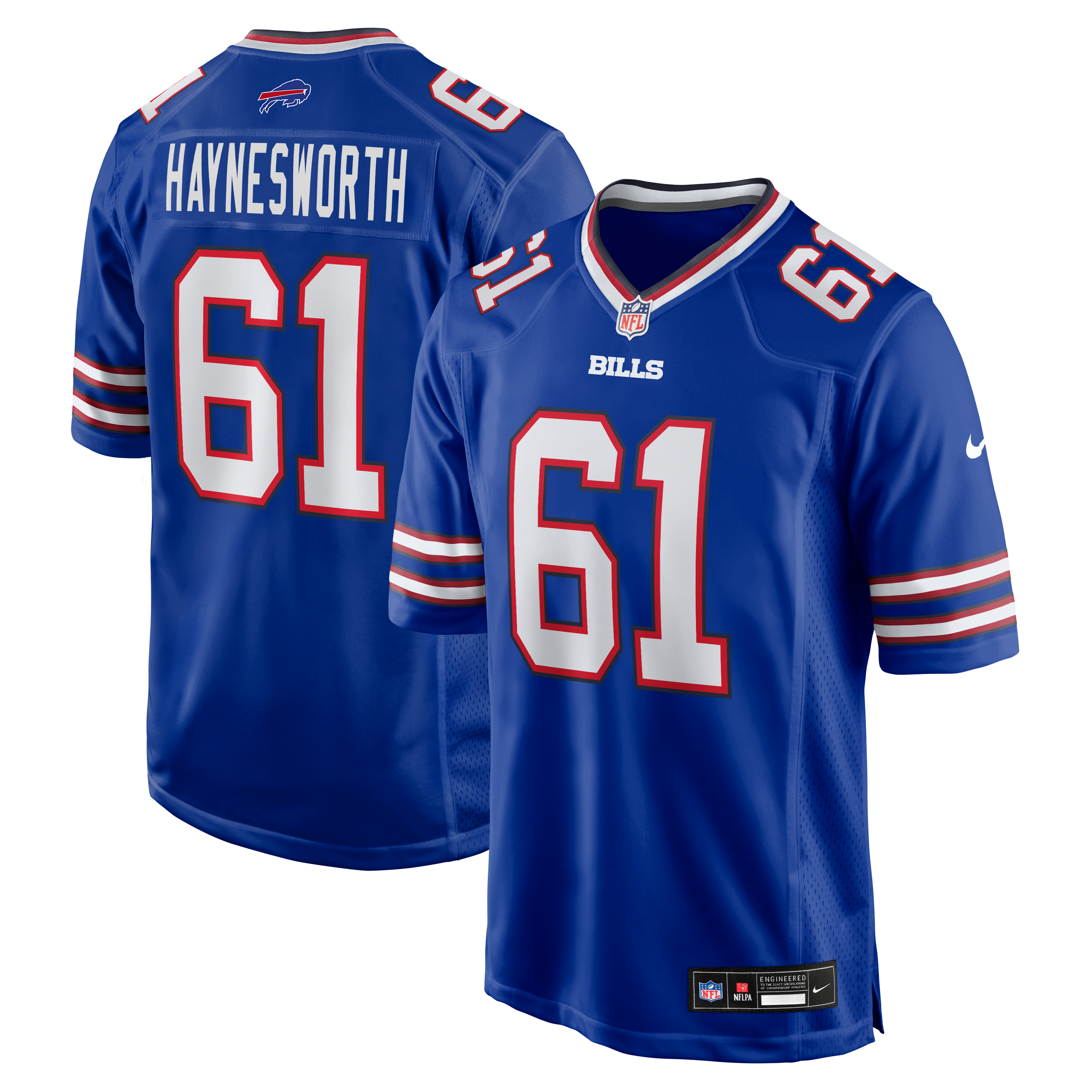 Men's Nike Sincere Haynesworth Royal Buffalo Bills Team Game Jersey