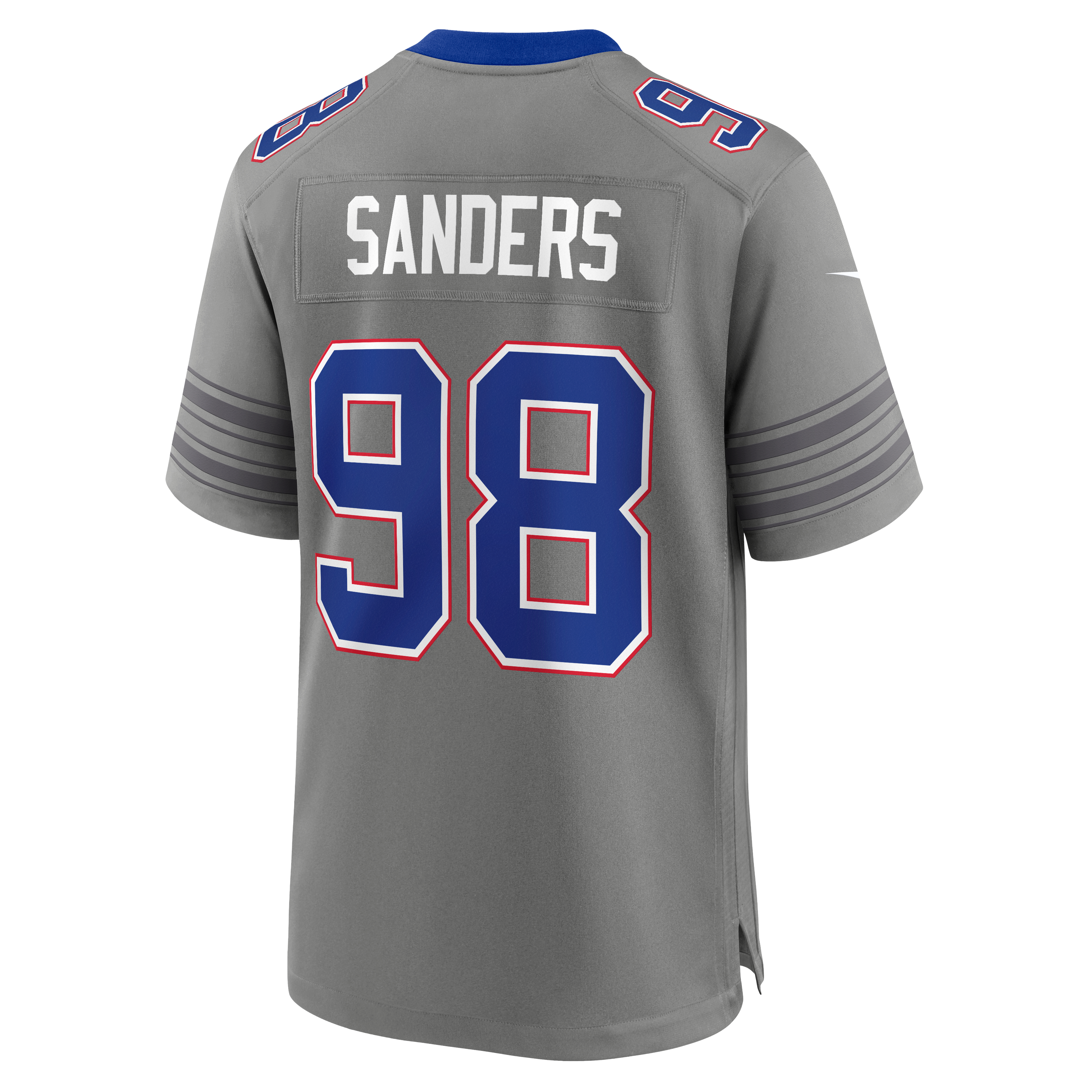 Men's Nike T.J. Sanders  Royal Buffalo Bills Team Game Jersey
