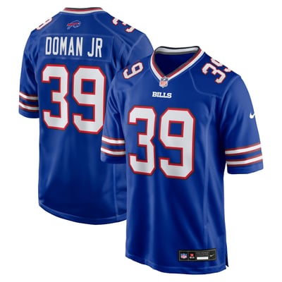 Tommy Doman Jr Buffalo Bills Nike Team Game Jersey - Royal