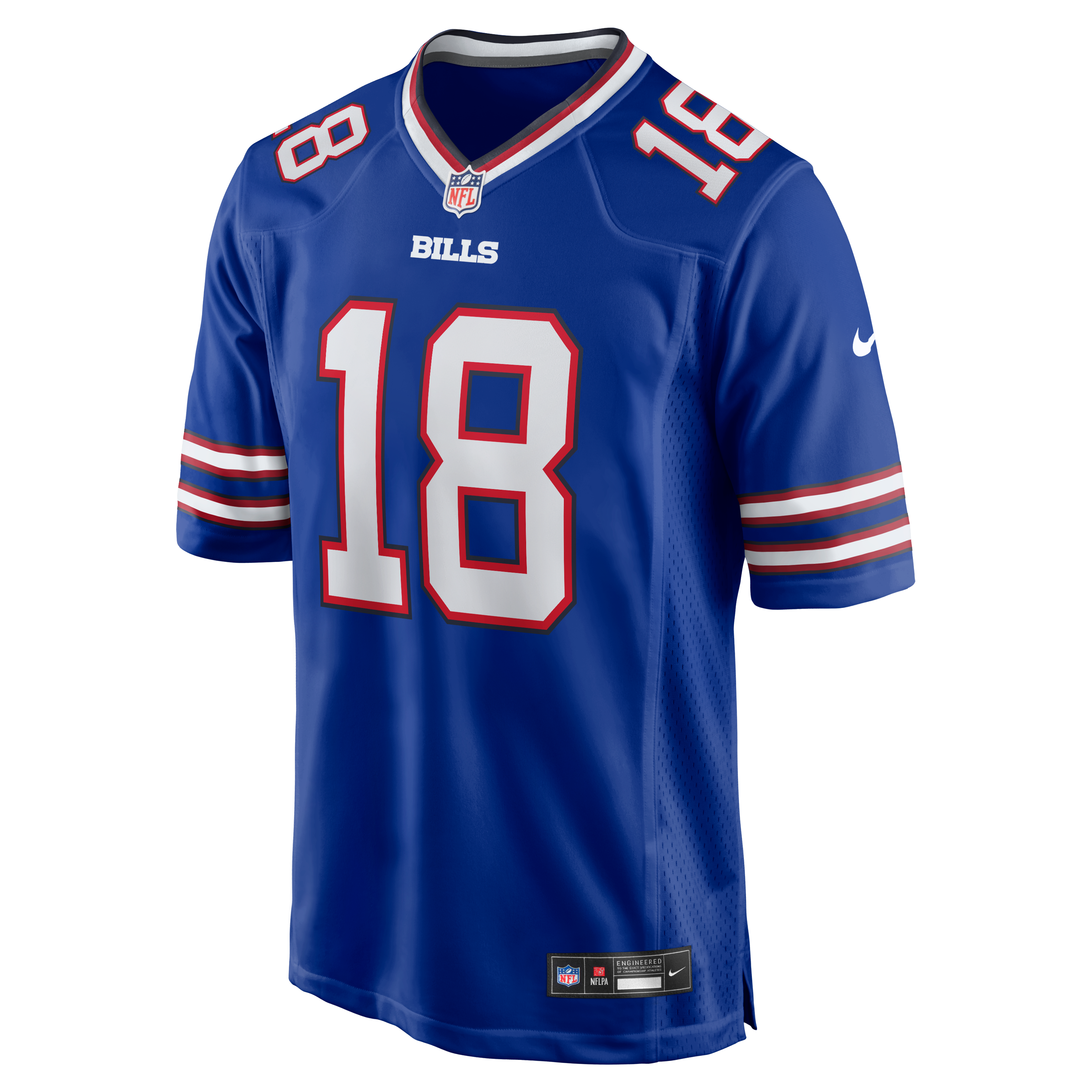 Men's Nike Trent Sherfield Sr. Royal Buffalo Bills Team Game Jersey