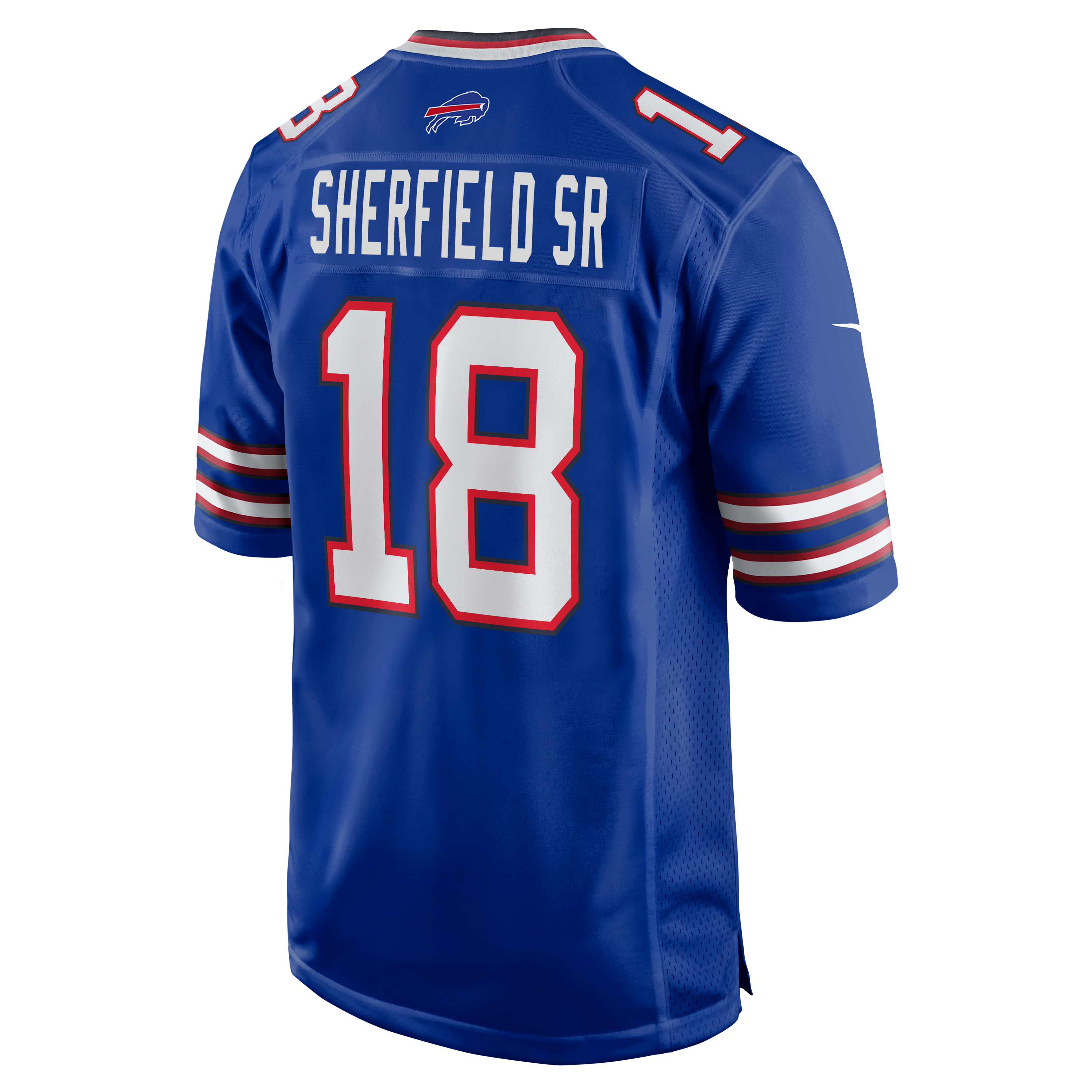Men's Nike Trent Sherfield Sr. Royal Buffalo Bills Team Game Jersey