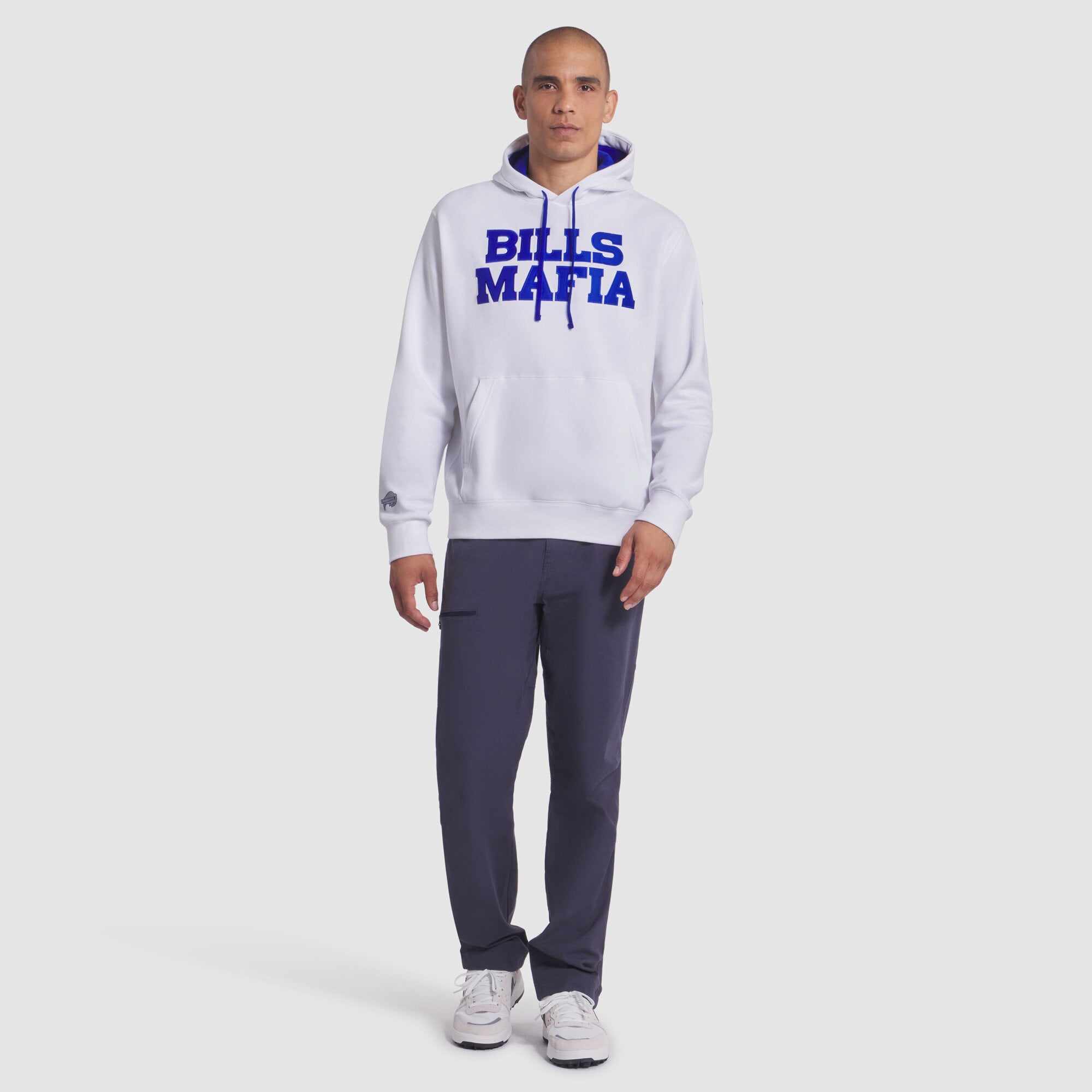 Men's Nike  White Buffalo Bills Rivalries Collection Club Hoodie