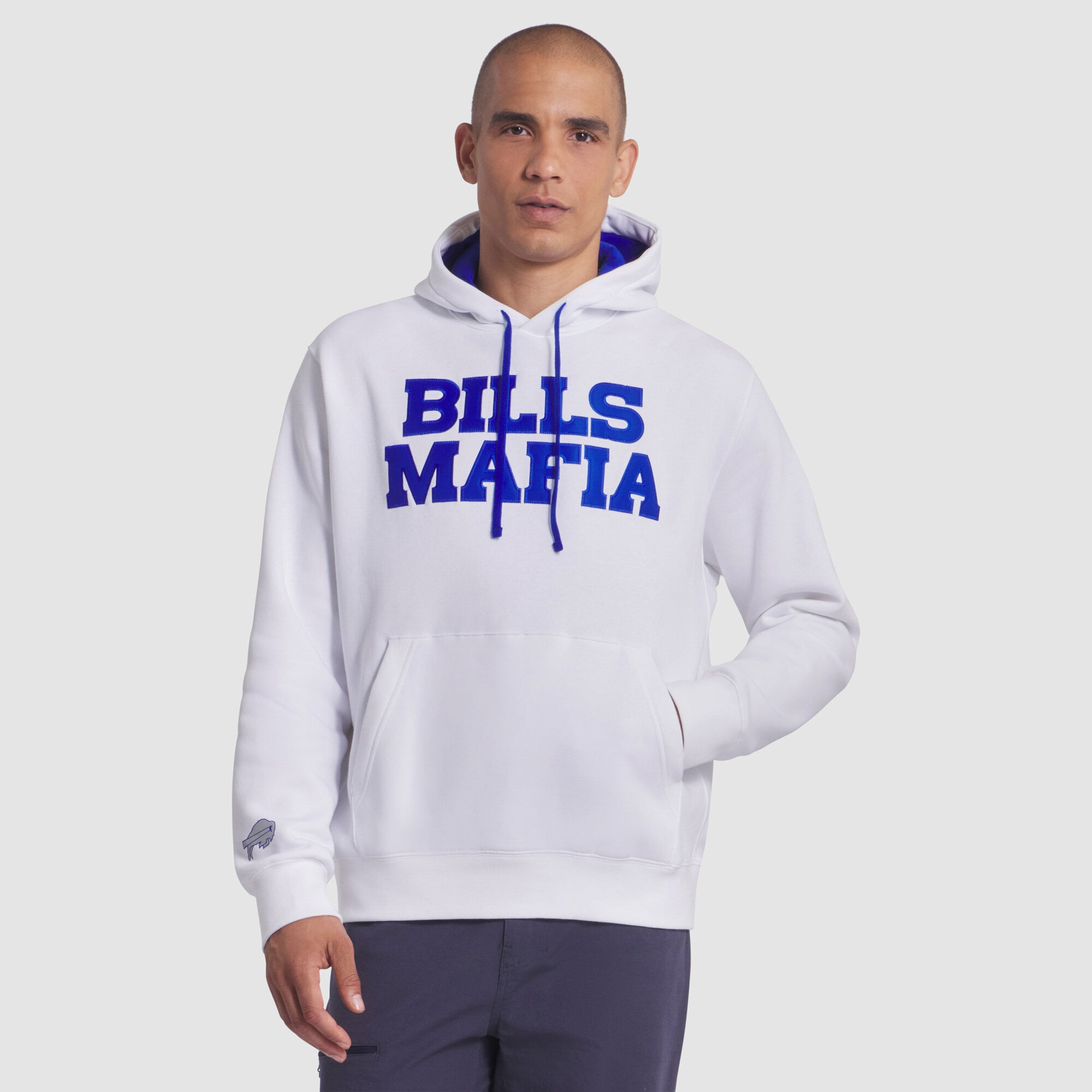 Men's Nike White Buffalo Bills Rivalries Collection Club Hoodie
