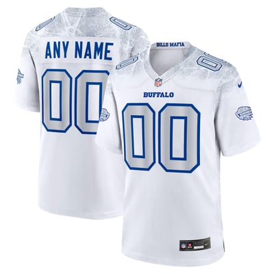  Buffalo Bills Nike Rivalries Collection Custom Game Jersey - White